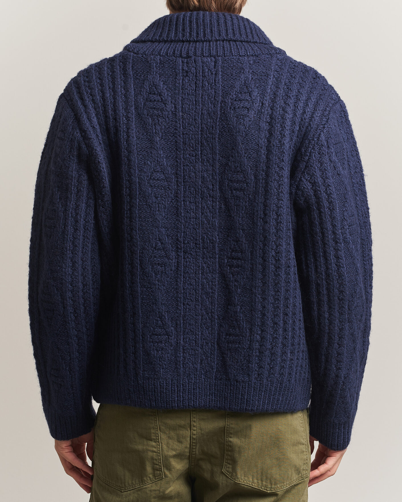 Heren | Truien | Pendleton | Hoop Zip Cardigan Navy