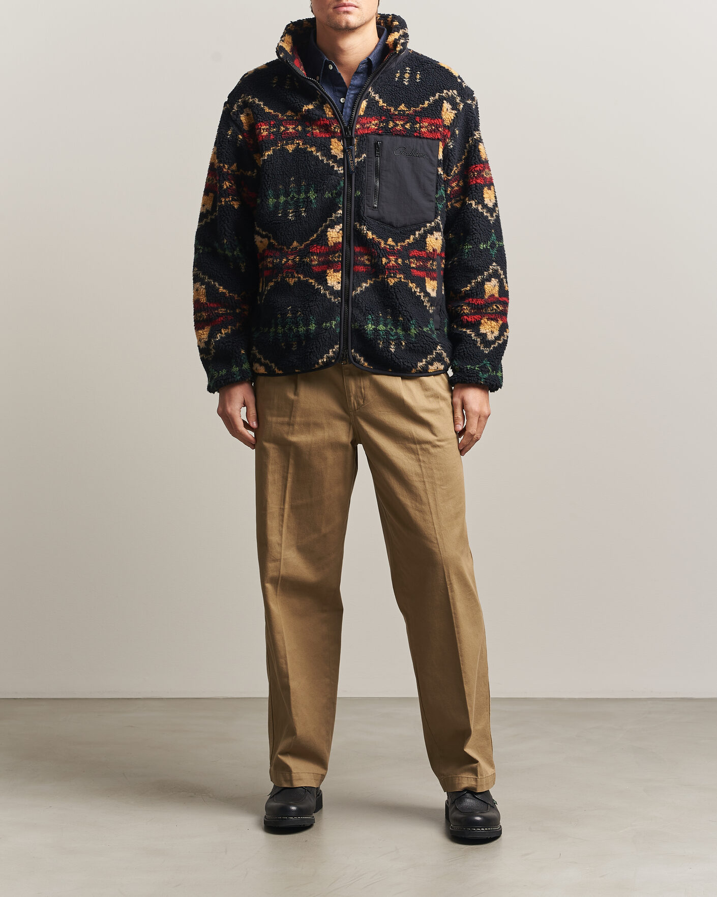 Heren | Truien | Pendleton | Jacquard Sherpa Fleece Four Corners