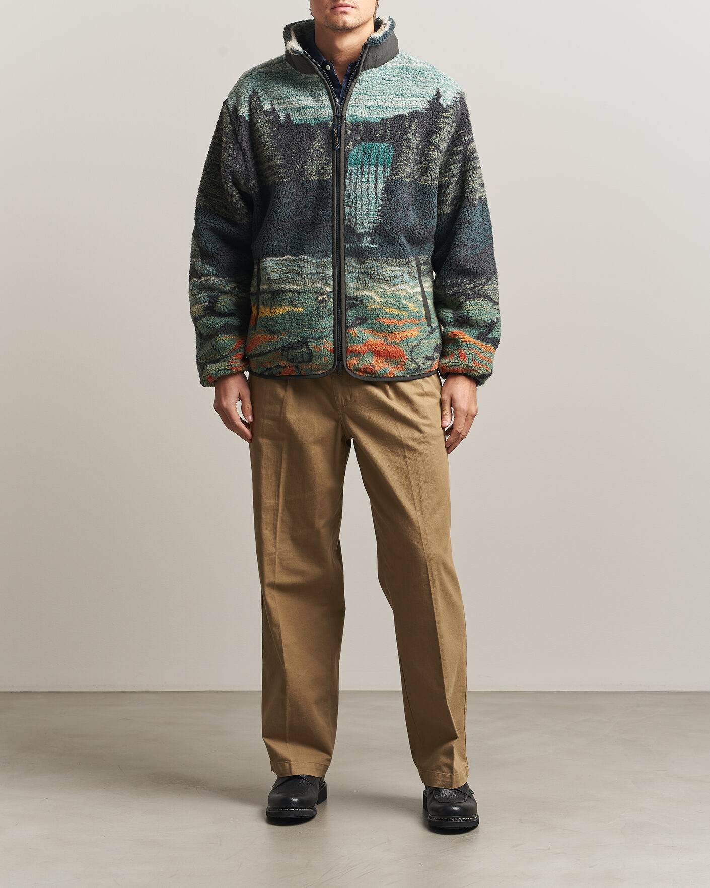 Heren | Truien | Pendleton | Jacquard Sherpa Fleece Salmon Falls