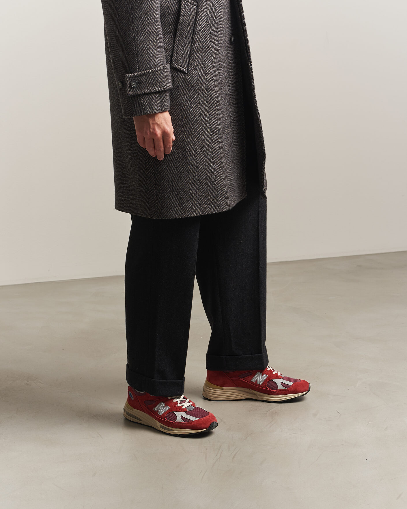 Heren | Sneakers | New Balance Made In US & UK | New Balance Made in Made in UK 991v2 Vintage Sports Karanda Red
