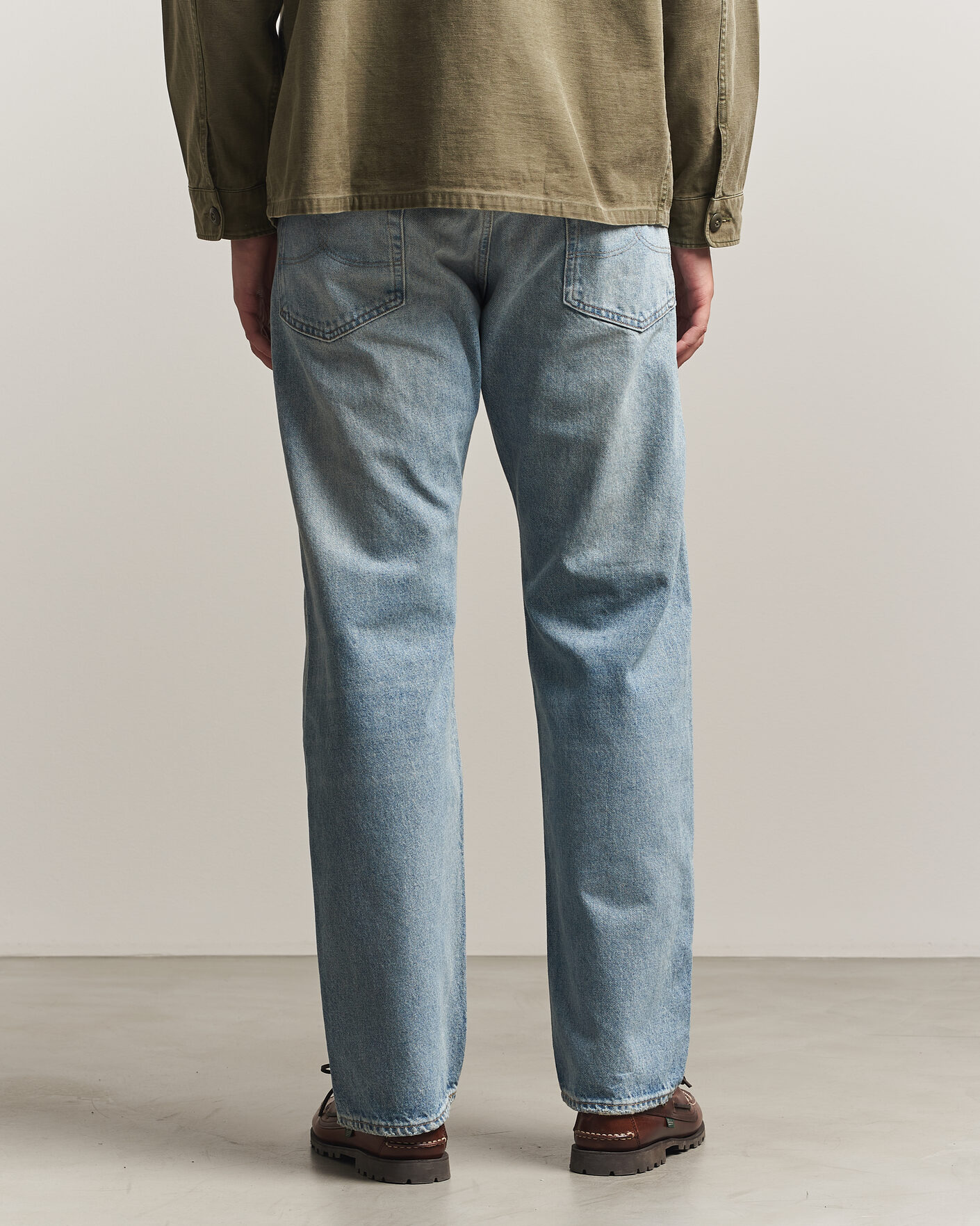 Heren | Jeans | RRL | Vintage Fit Distressed Jeans Bridgeview Wash
