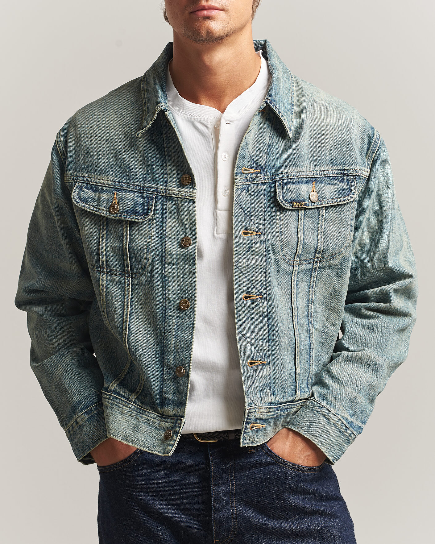 Heren | Jassen | RRL | Lot 271 Denim Jacket Leeland Wash