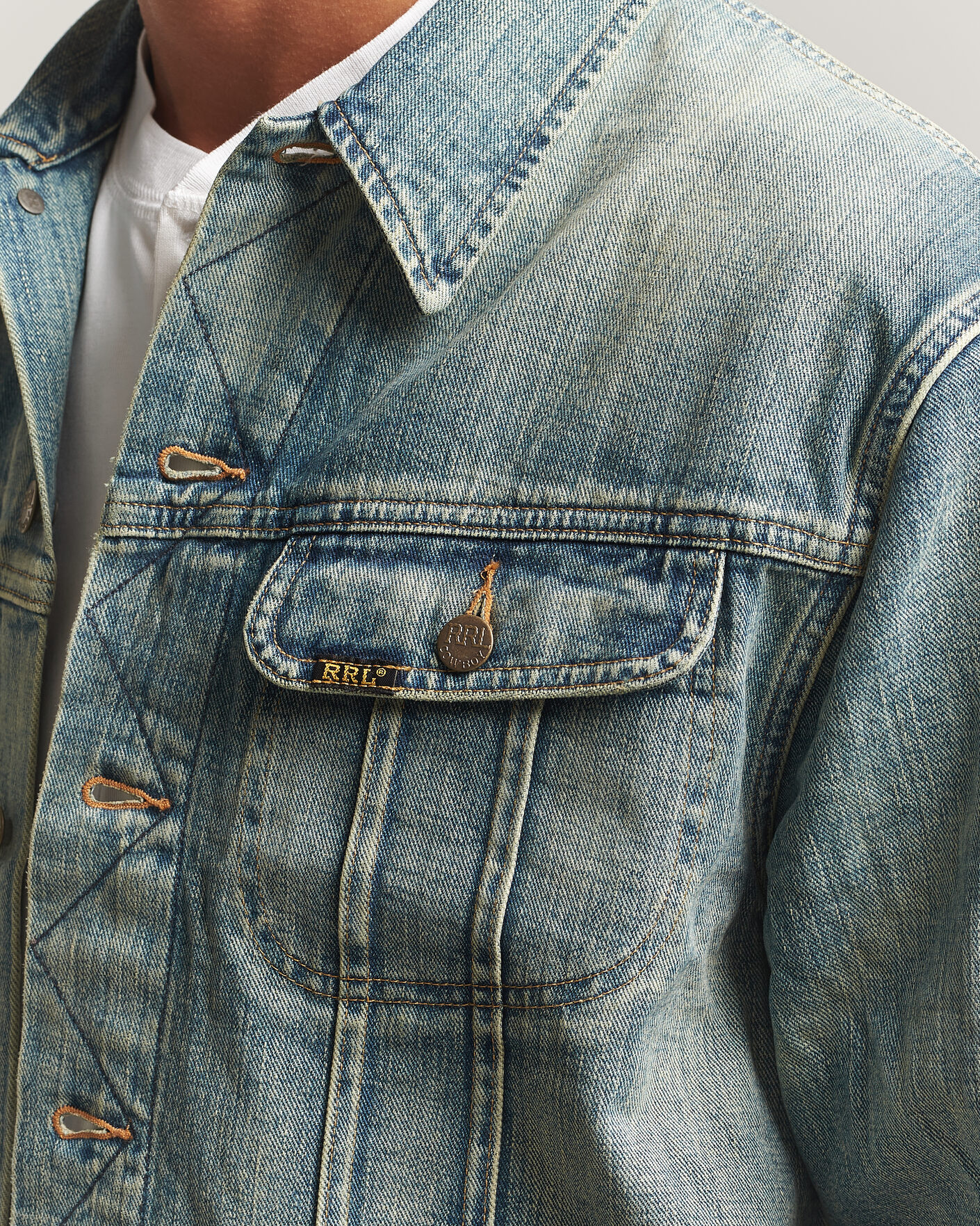 Heren | Jassen | RRL | Lot 271 Denim Jacket Leeland Wash