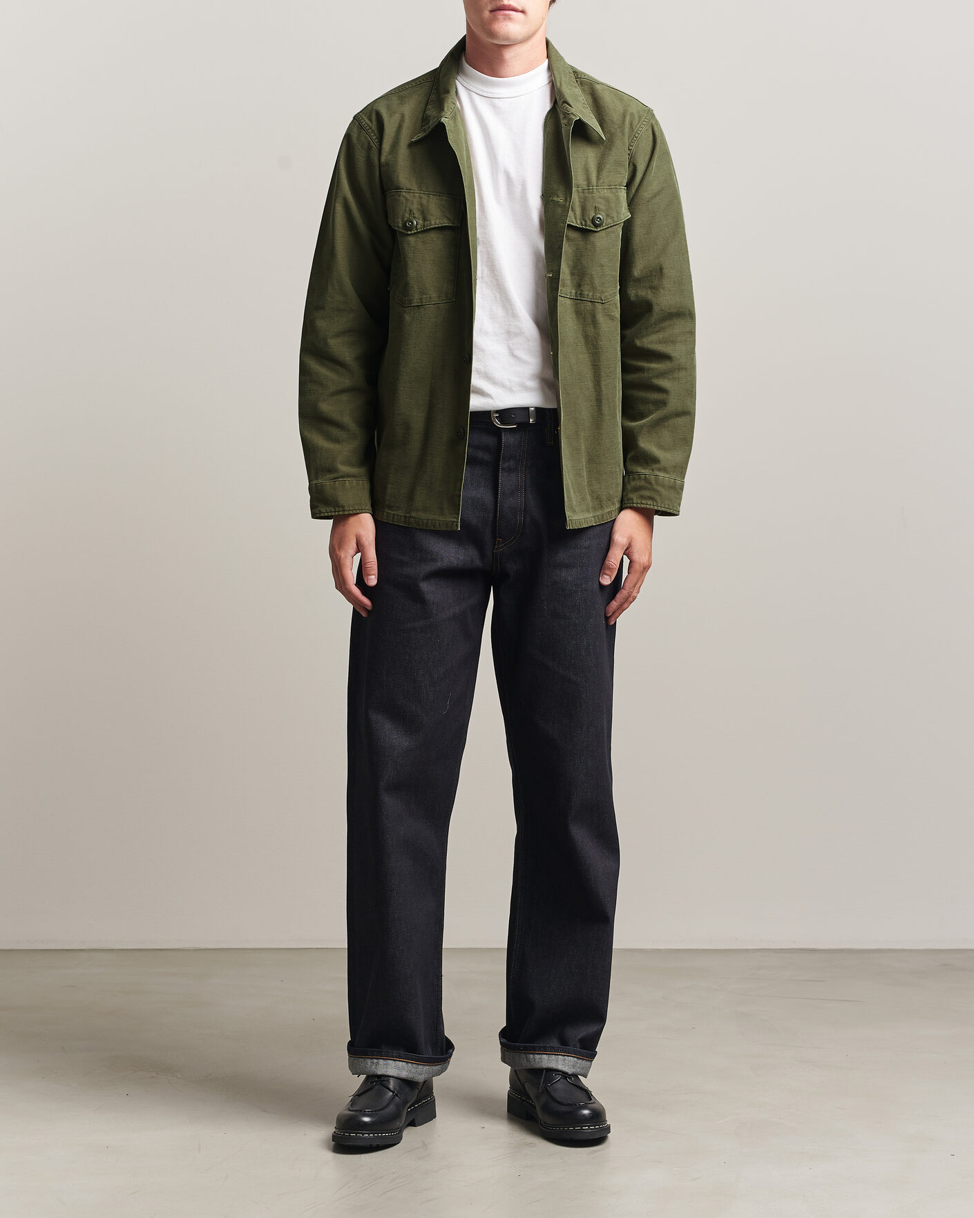 Heren | Overhemden | RRL | Regiment Overshirt Olive