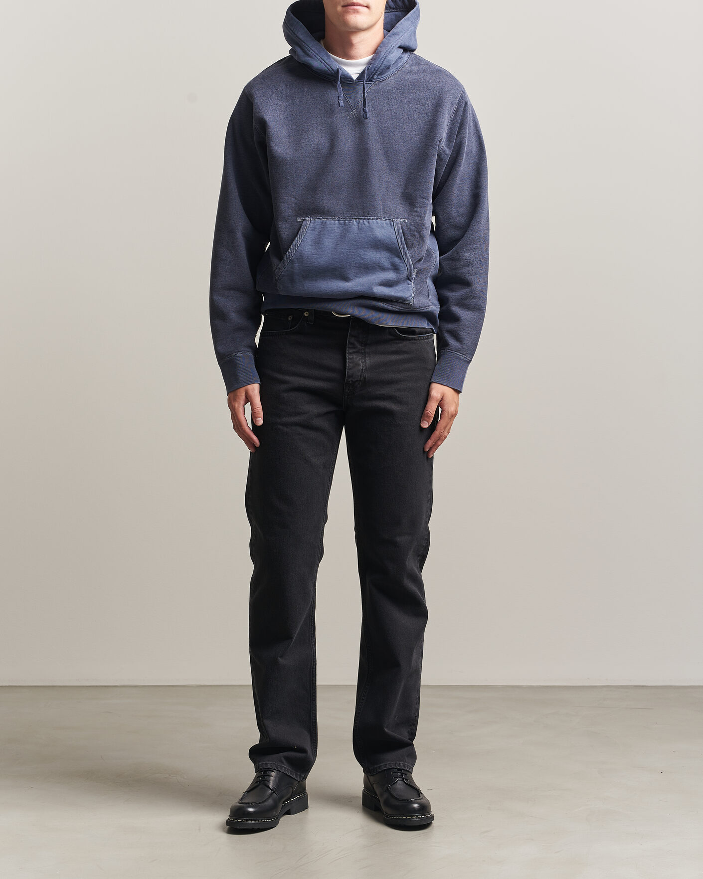 Heren | Truien | RRL | Hooded Sweatshirt Navy