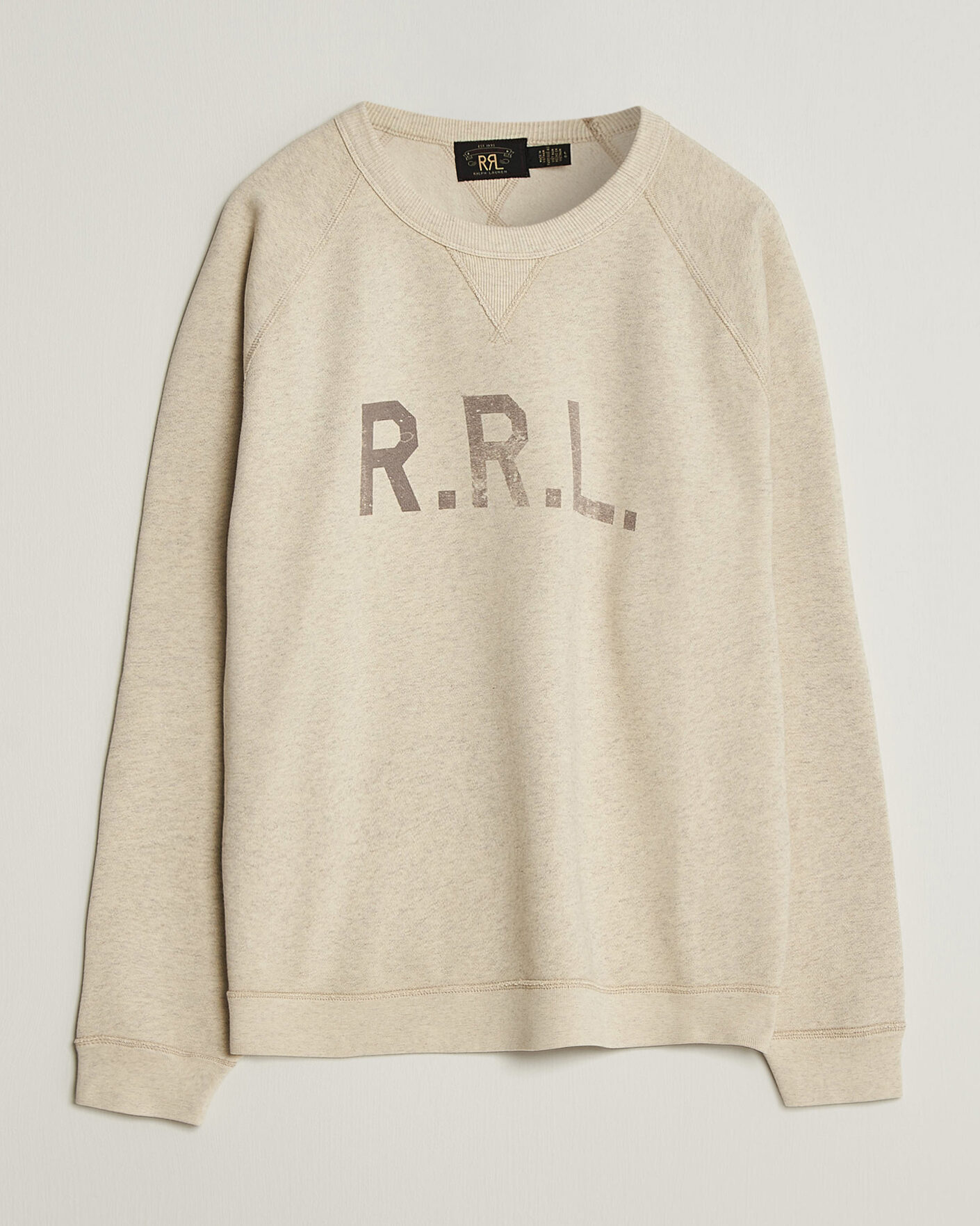 Heren | Truien | RRL | Raglan Sleeve Sweatshirt Oatmeal Heather