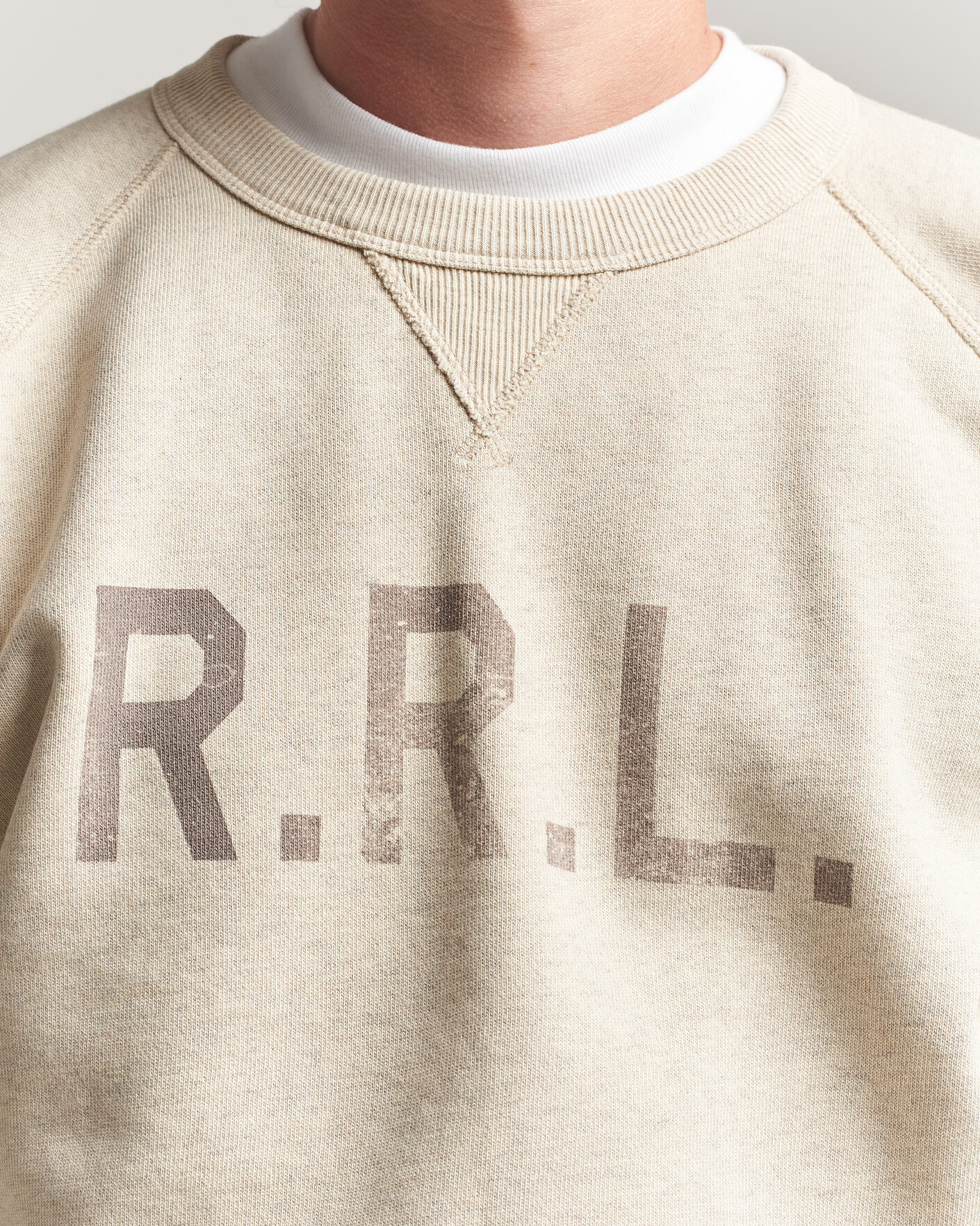 Heren | Truien | RRL | Raglan Sleeve Sweatshirt Oatmeal Heather
