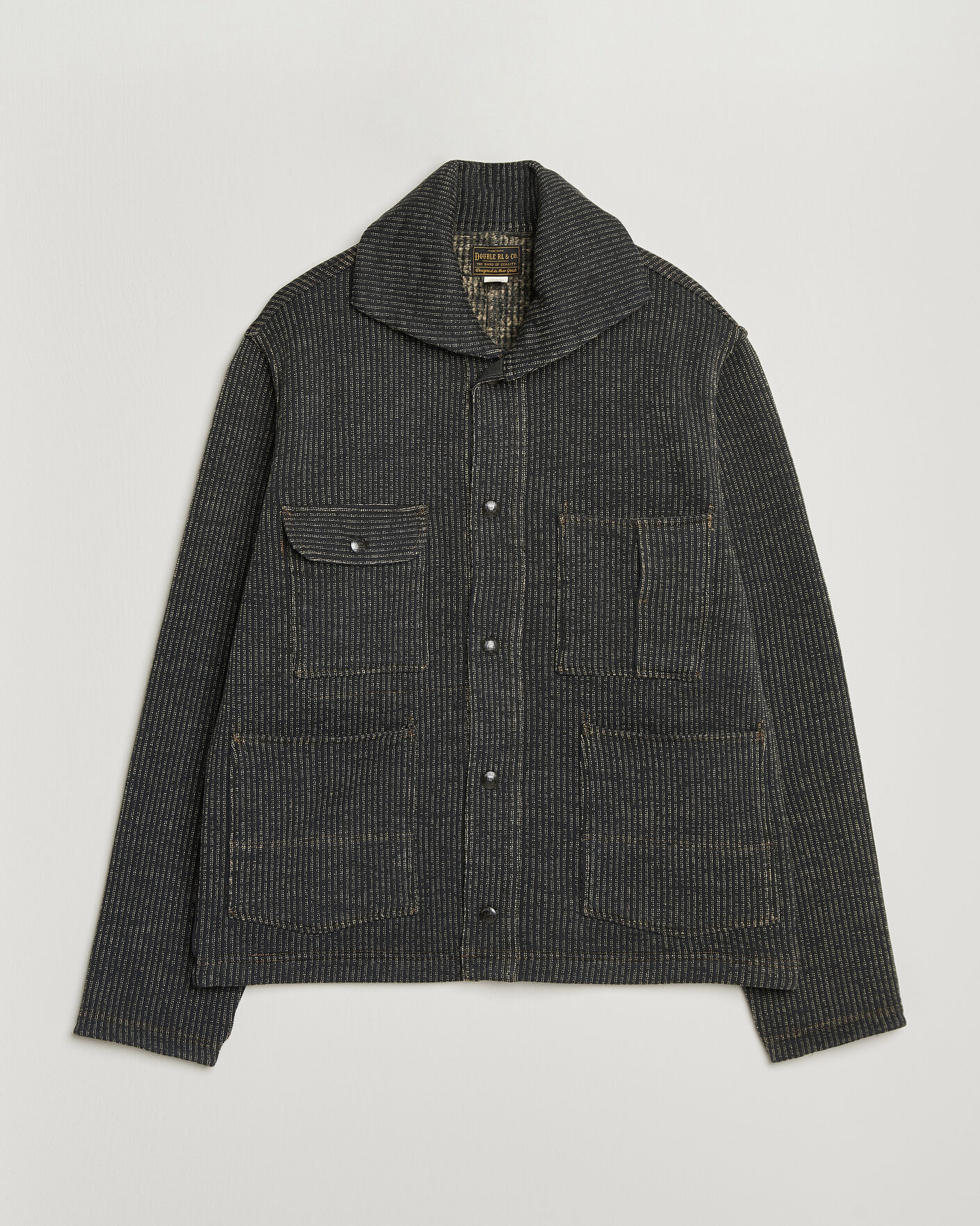 Heren | Truien | RRL | Charles Cardigan Jacket Charcoal