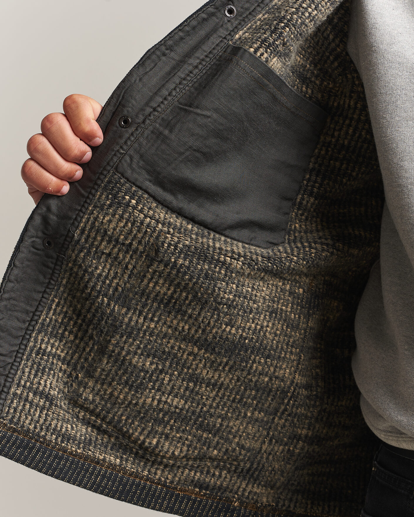 Heren | Truien | RRL | Charles Cardigan Jacket Charcoal
