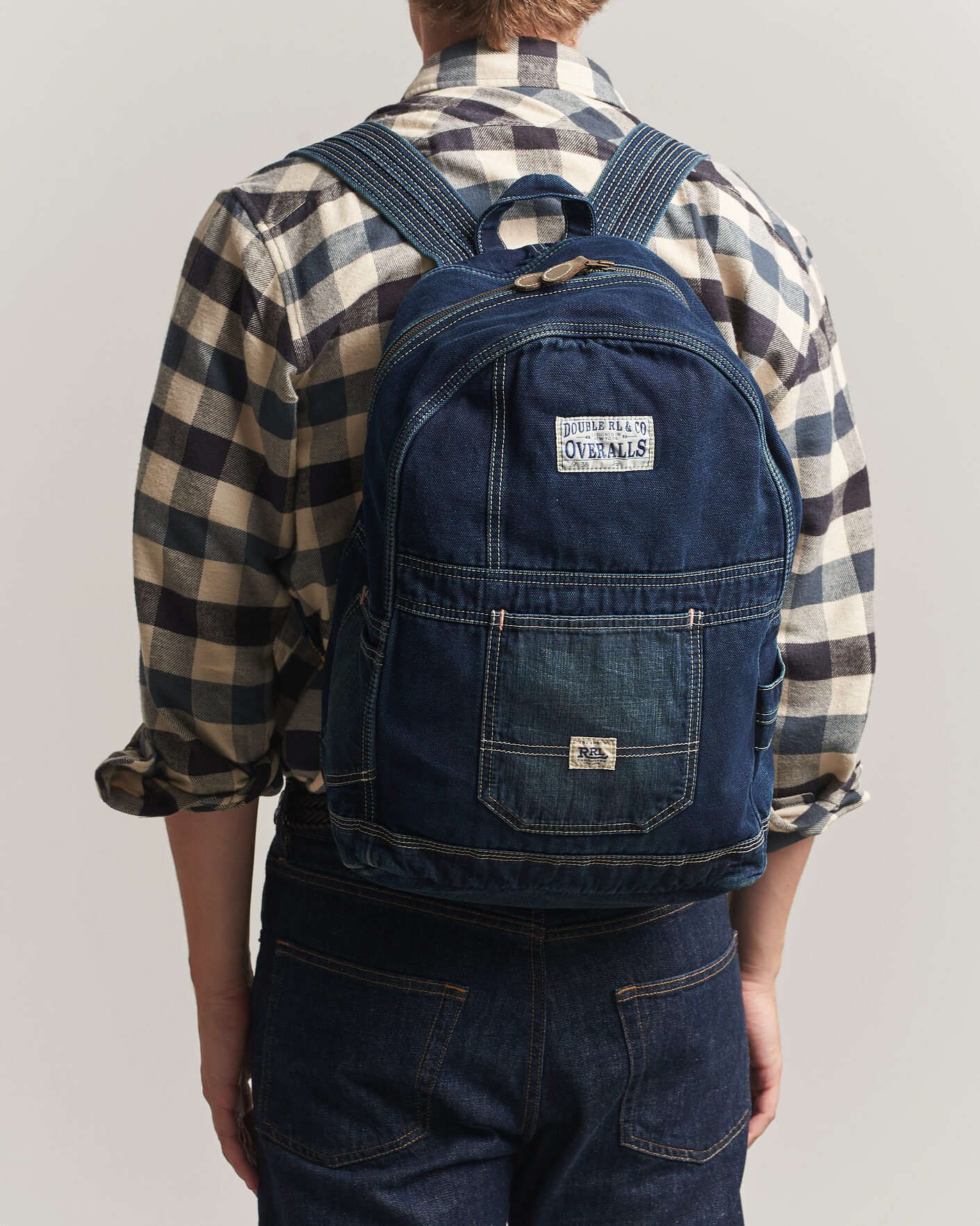 Heren | Tassen | RRL | Lee Backpack Indigo
