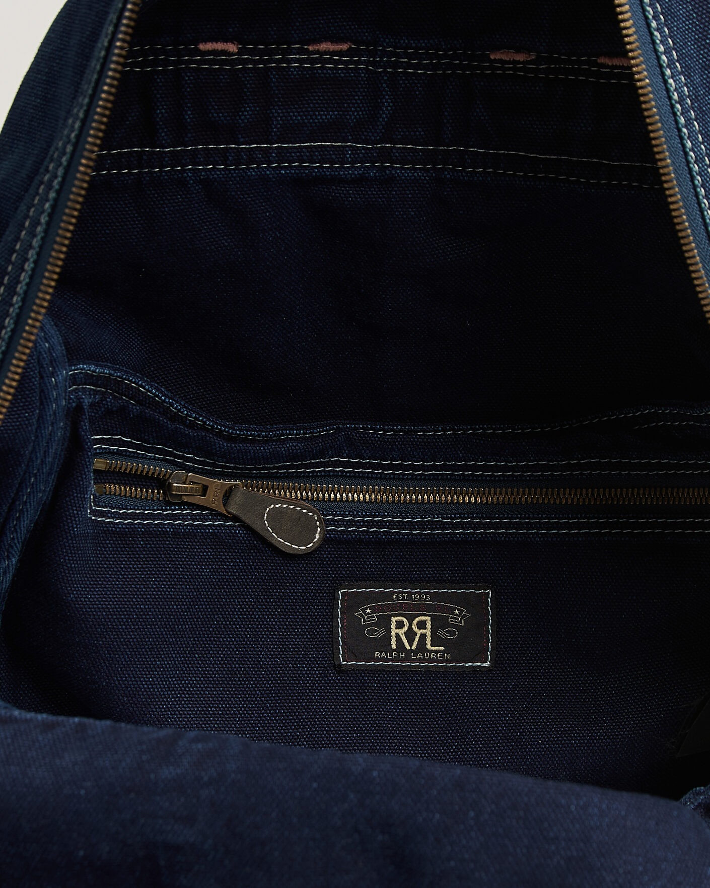 Heren | Tassen | RRL | Lee Backpack Indigo