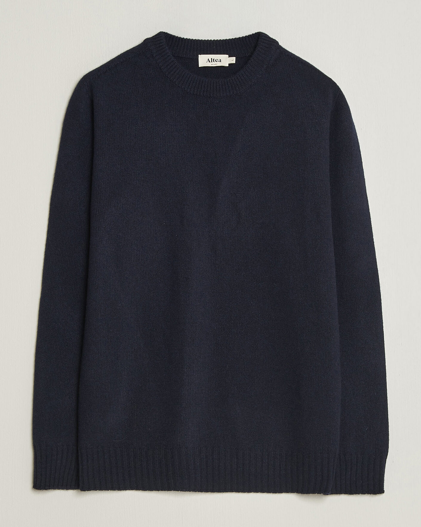 Heren | Truien | Altea | Wool/Cashmere Crew Neck Pullover Navy