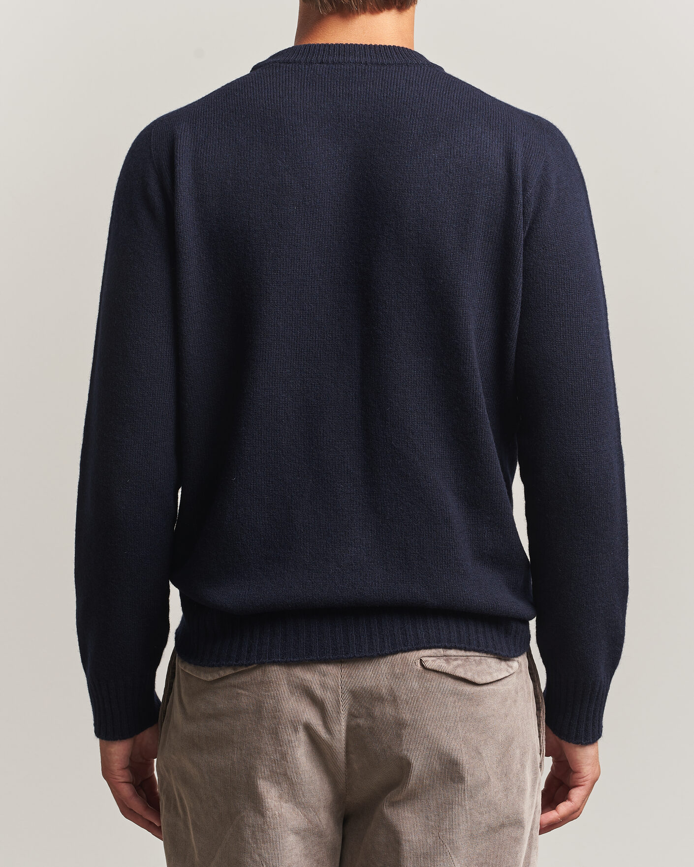 Heren | Truien | Altea | Wool/Cashmere Crew Neck Pullover Navy