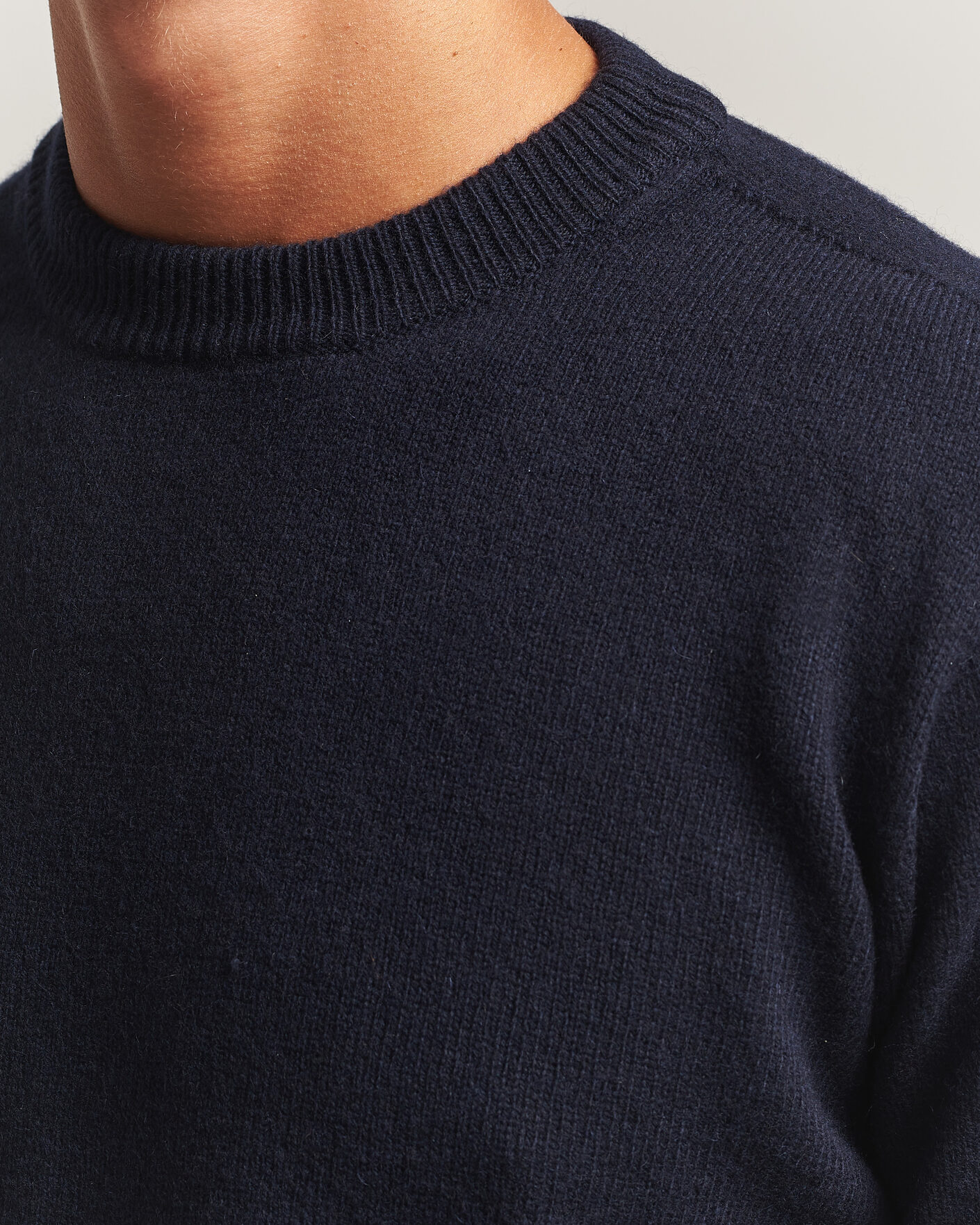 Heren | Truien | Altea | Wool/Cashmere Crew Neck Pullover Navy