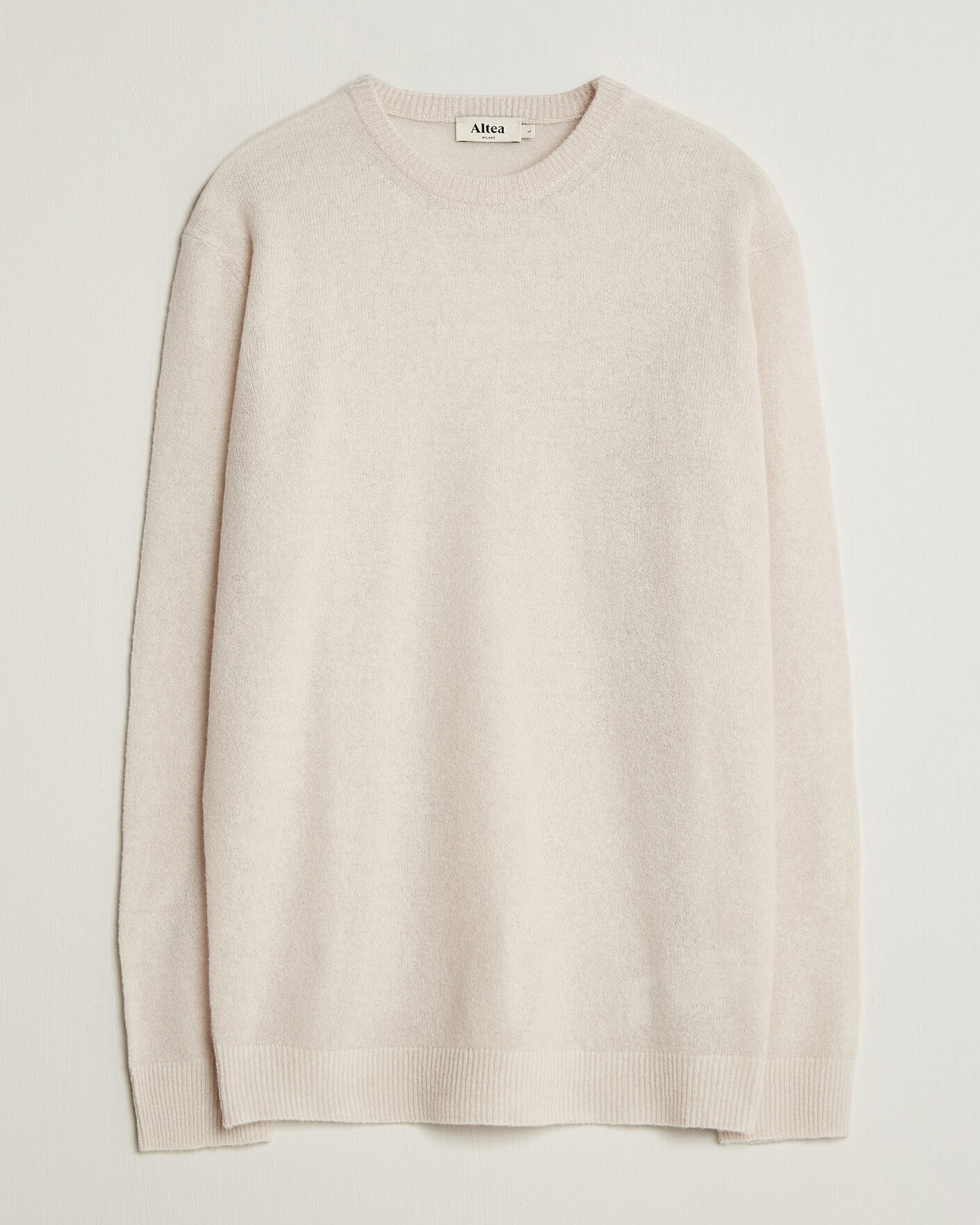 Heren | Truien | Altea | Cloud Cashmere Blend Sweater Latte