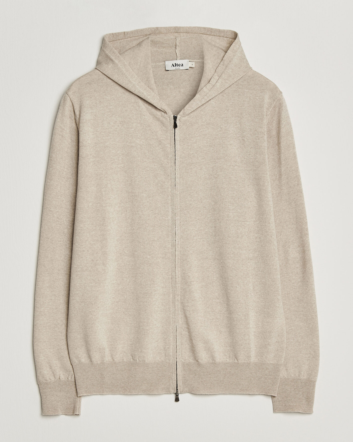 Heren | Truien | Altea | Merino Wool Cardigan Beige