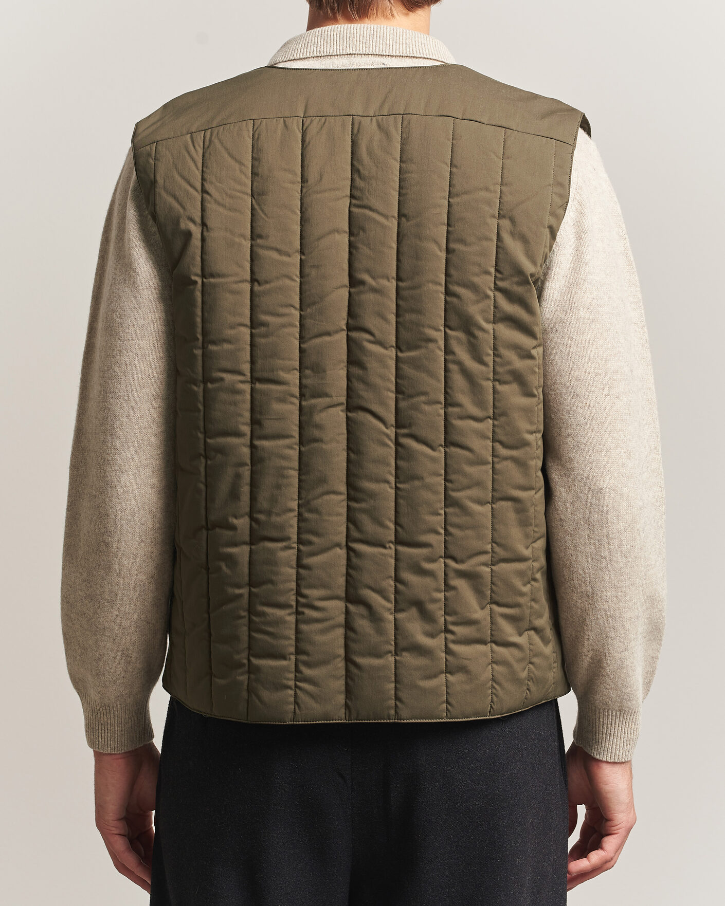 Heren | Gilets | Aspesi | Quilted Liner Military