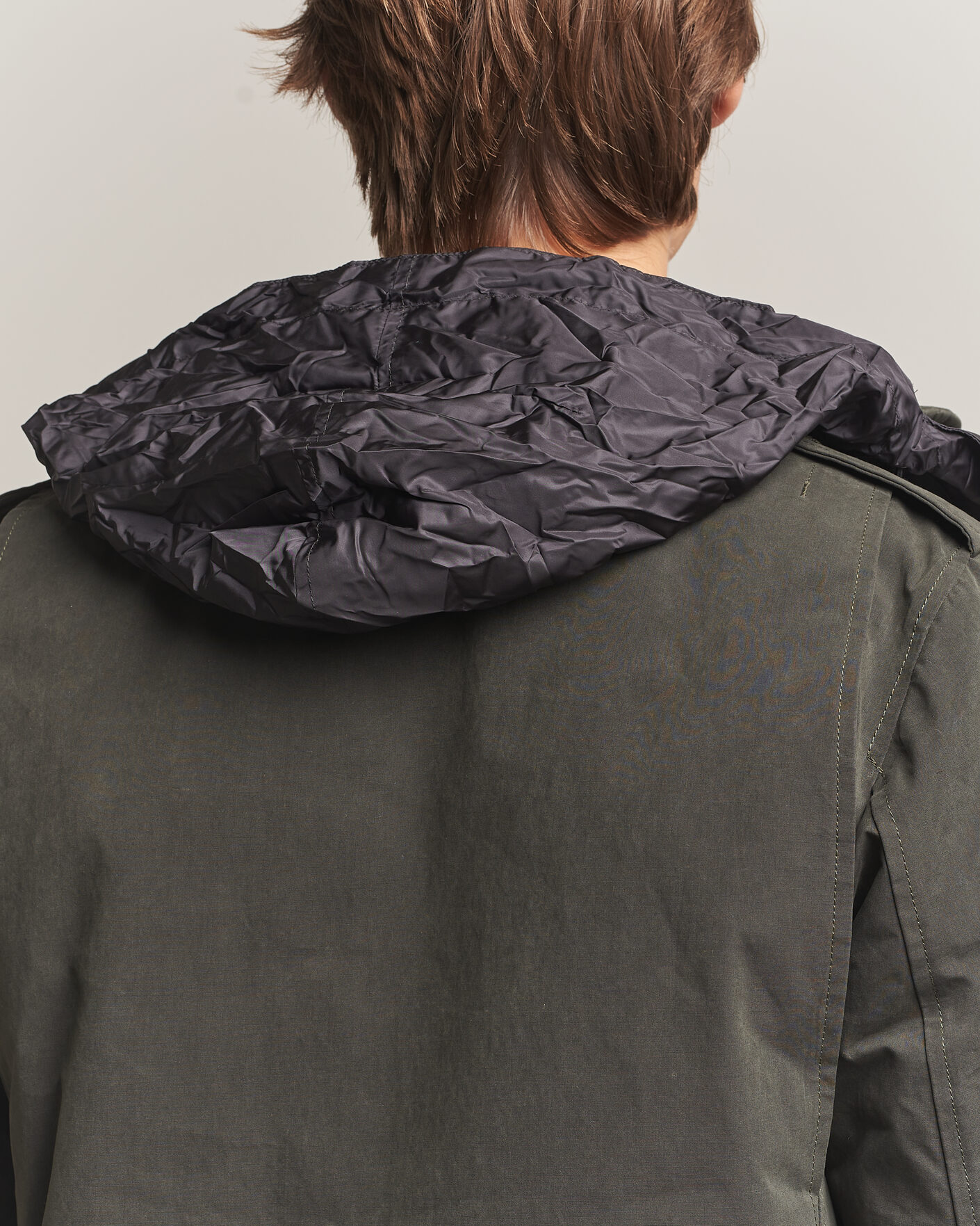 Heren | Jassen | Aspesi | Lined Cotton Field Jacket Grey