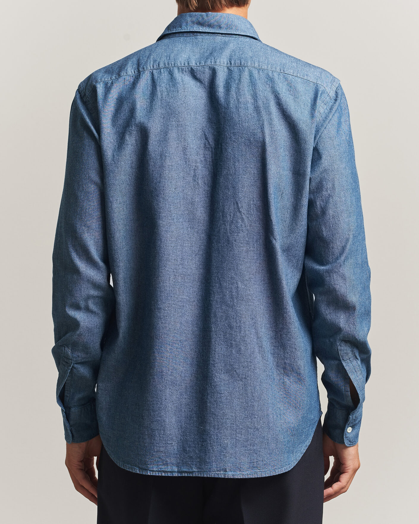 Heren | Overhemden | Aspesi | Chambray Shirt Blue Denim