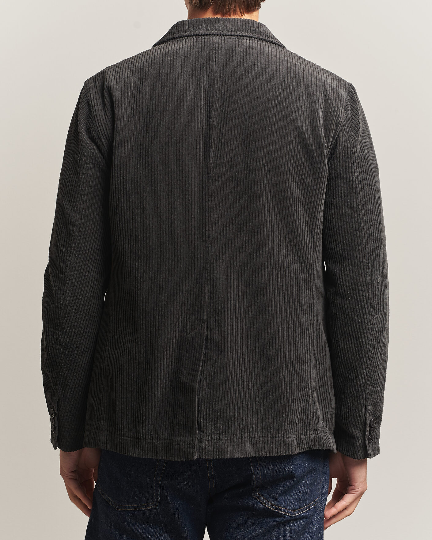 Heren | Blazers | Aspesi | Corduroy Blazer Dark Brown