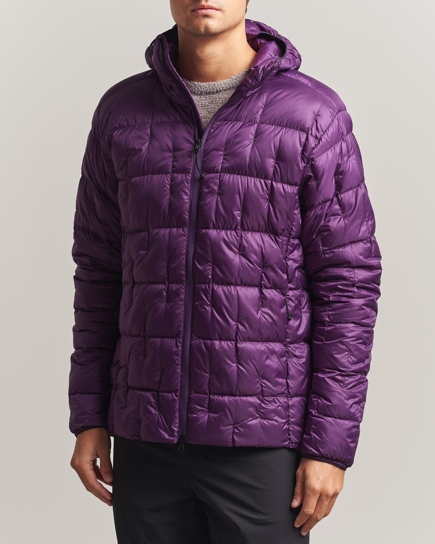 Heren | Jassen | Haglöfs | Hede Down Hood Jacket Purple Night