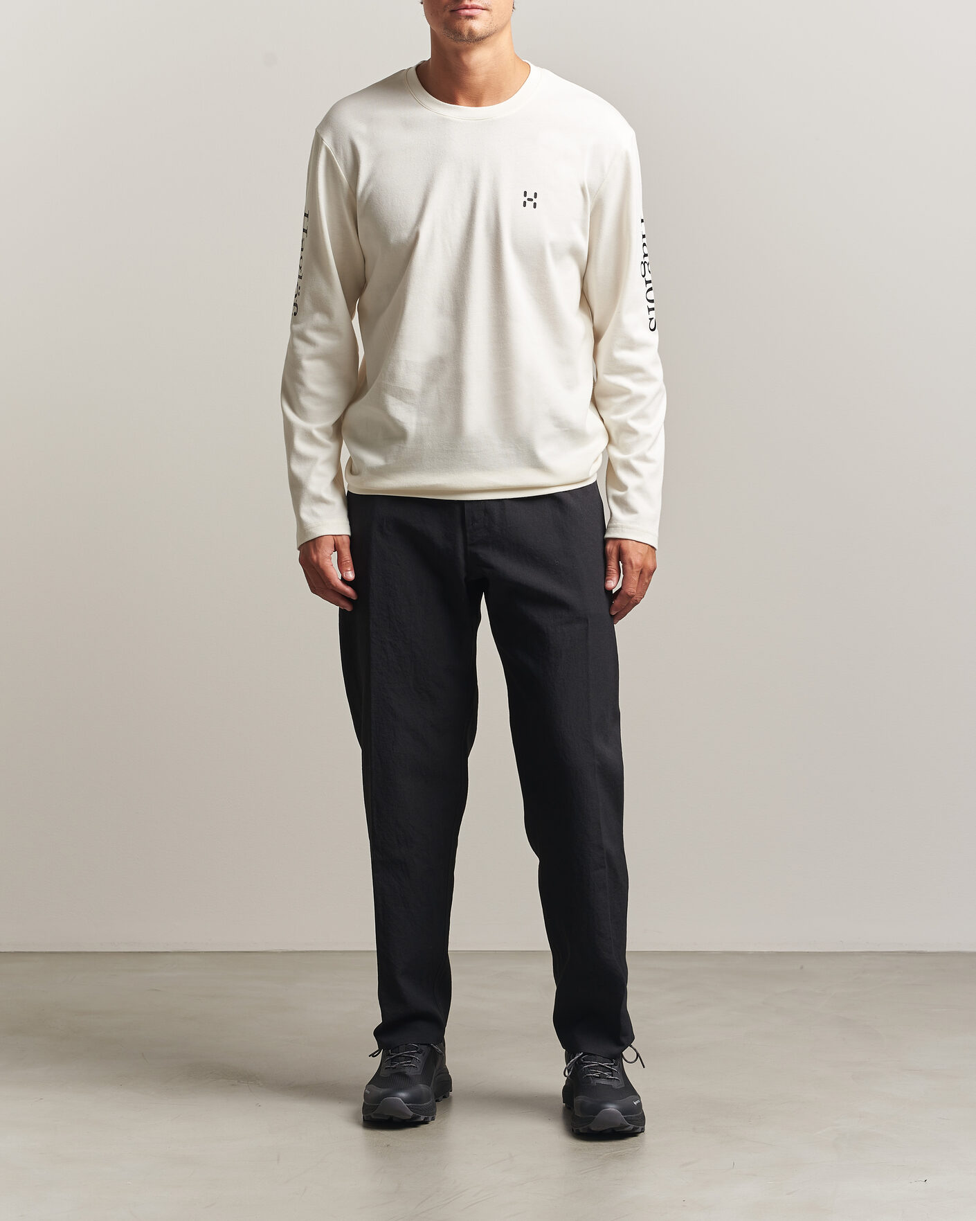 Heren | T-shirts | Haglöfs | Long Sleeve T-Shirt Soft White