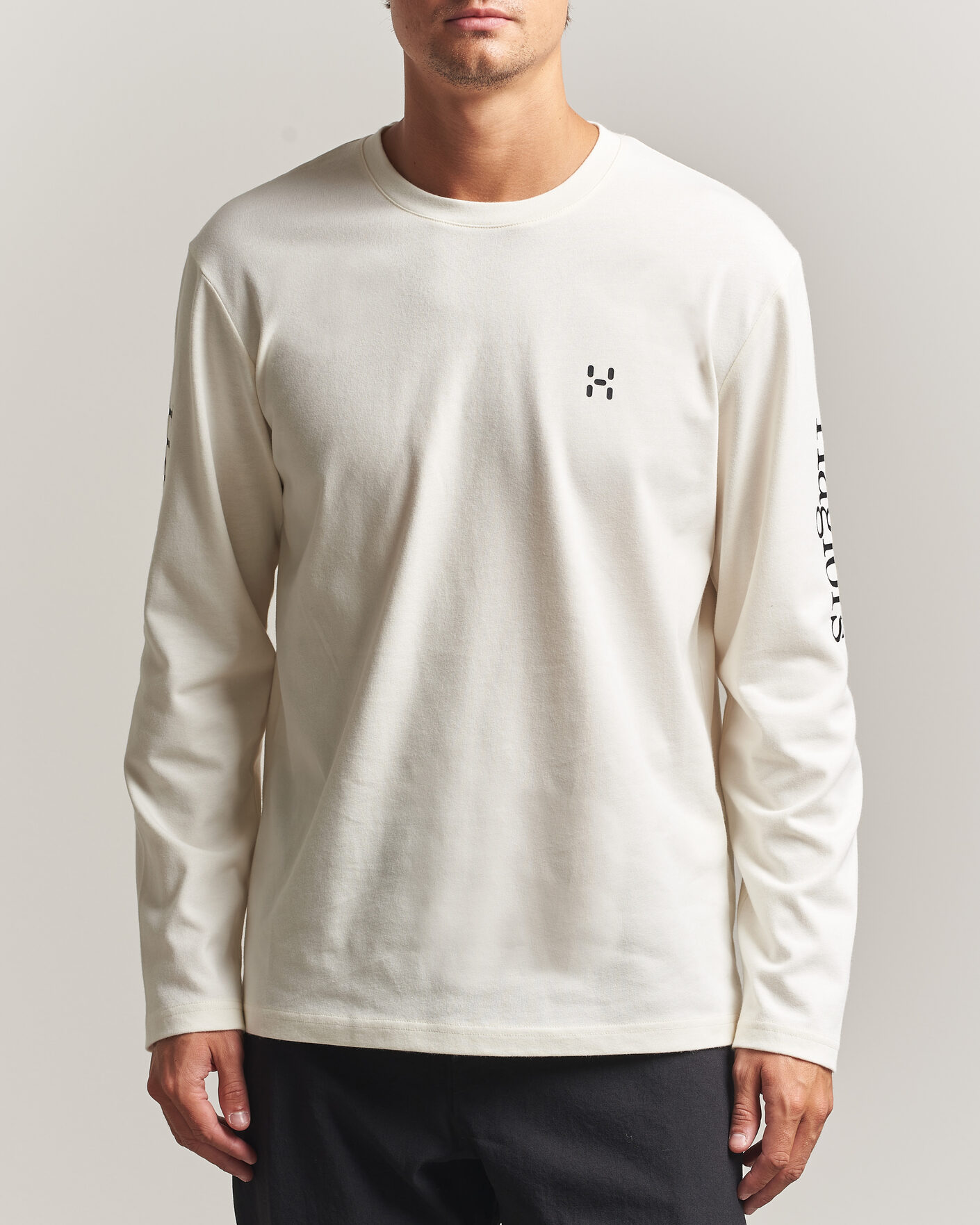 Heren | T-shirts | Haglöfs | Long Sleeve T-Shirt Soft White
