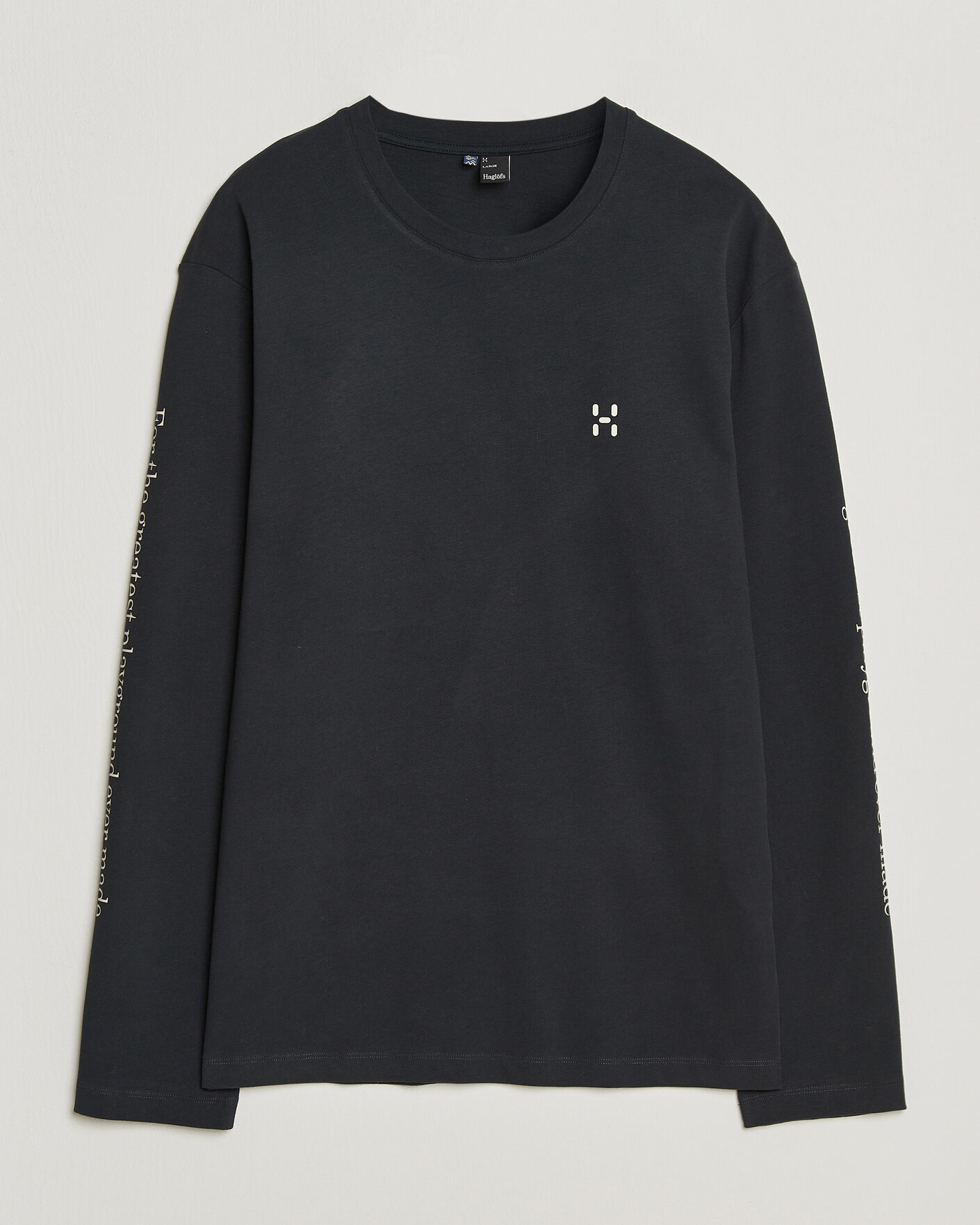 Heren | T-shirts | Haglöfs | Long Sleeve T-Shirt True Black