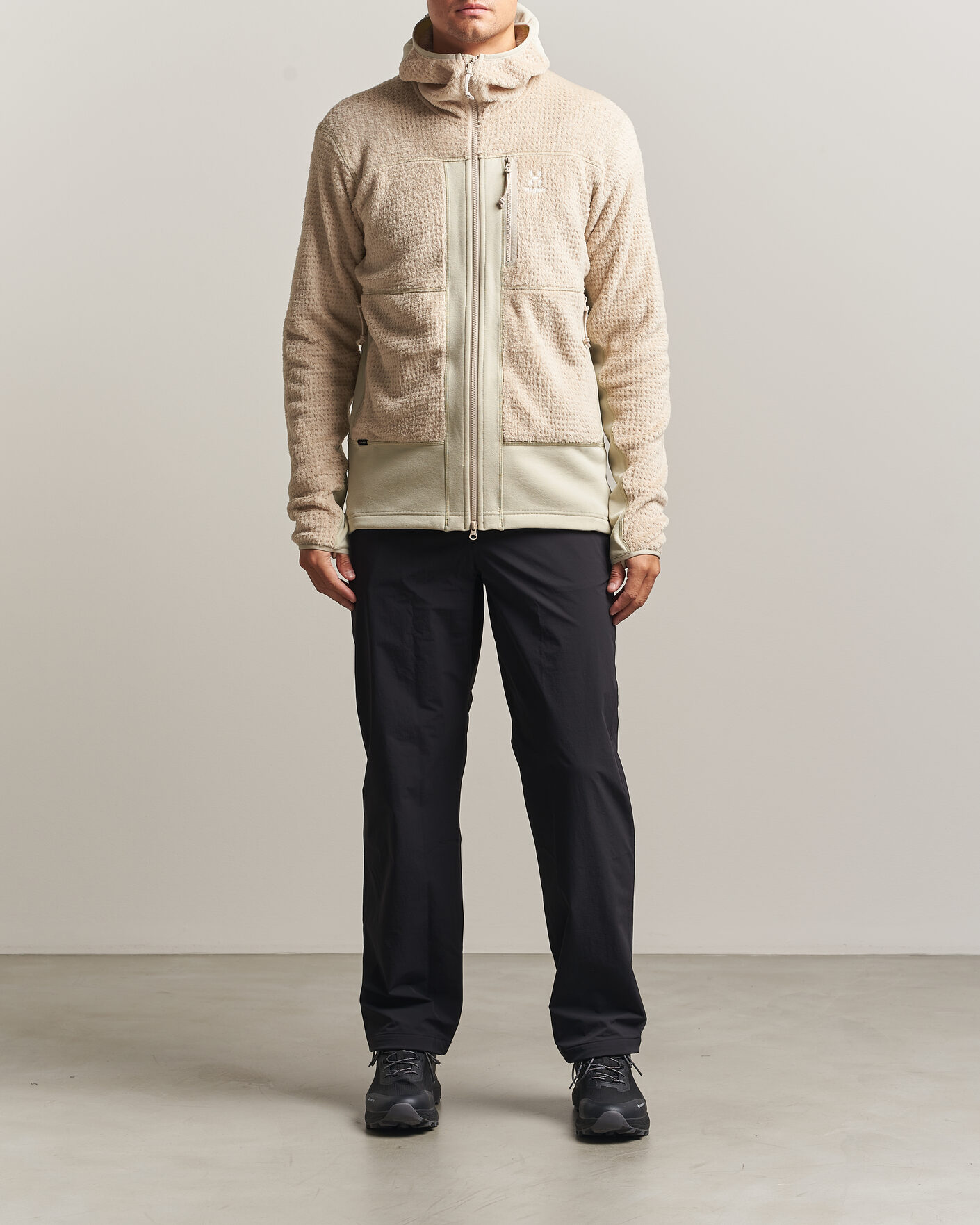 Heren | Truien | Haglöfs | Vassi Technical Mid Layer Chalk Beige