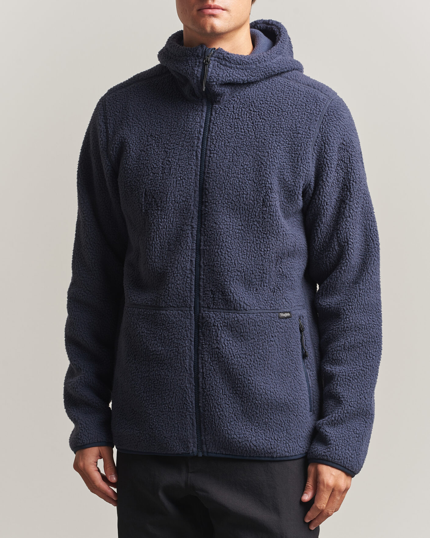 Heren | Truien | Haglöfs | Funäs Pile Hood Tarn Blue
