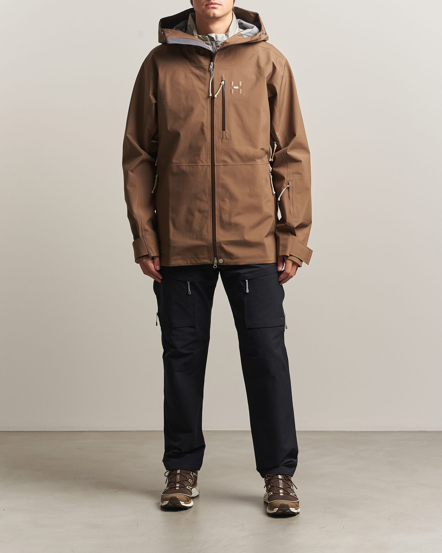 Heren | Jassen | Haglöfs | Alper Proof 3L Jacket Teak Brown