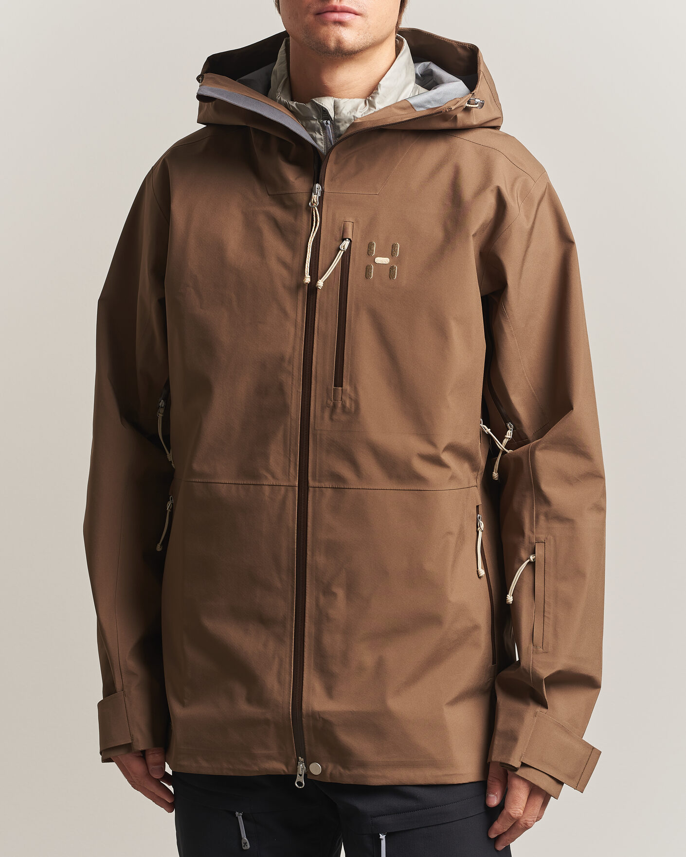 Heren | Jassen | Haglöfs | Alper Proof 3L Jacket Teak Brown