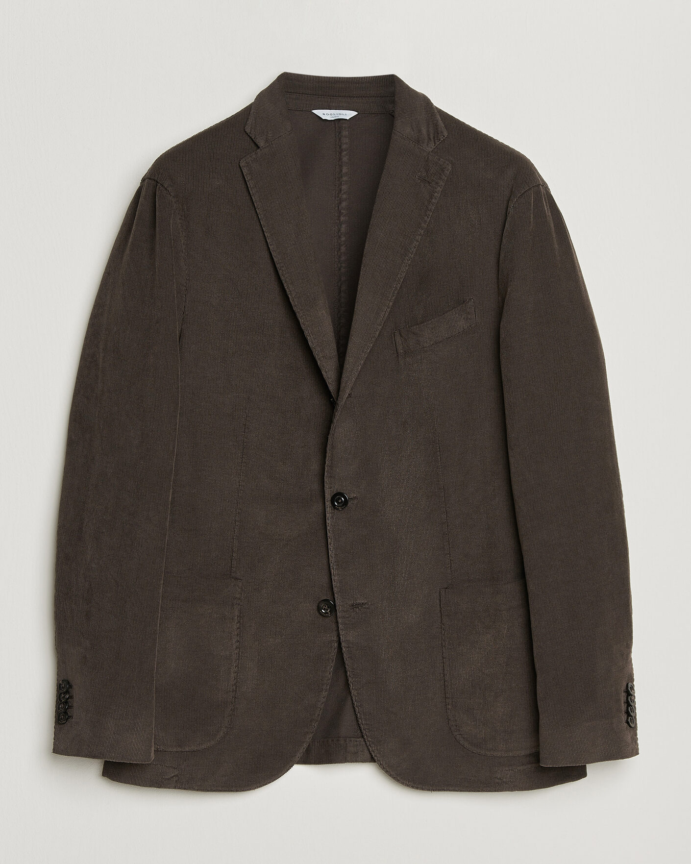 Heren | Blazers | Boglioli | K Jacket Corduroy Blazer Dark Brown