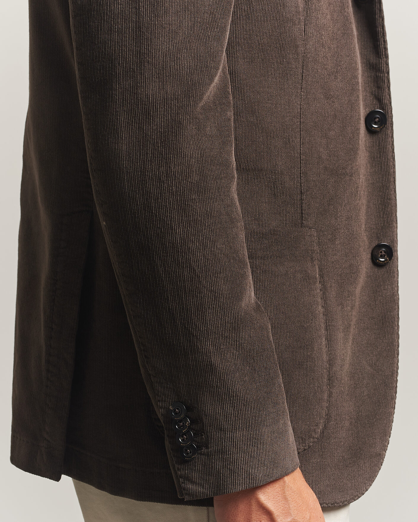 Heren | Blazers | Boglioli | K Jacket Corduroy Blazer Dark Brown