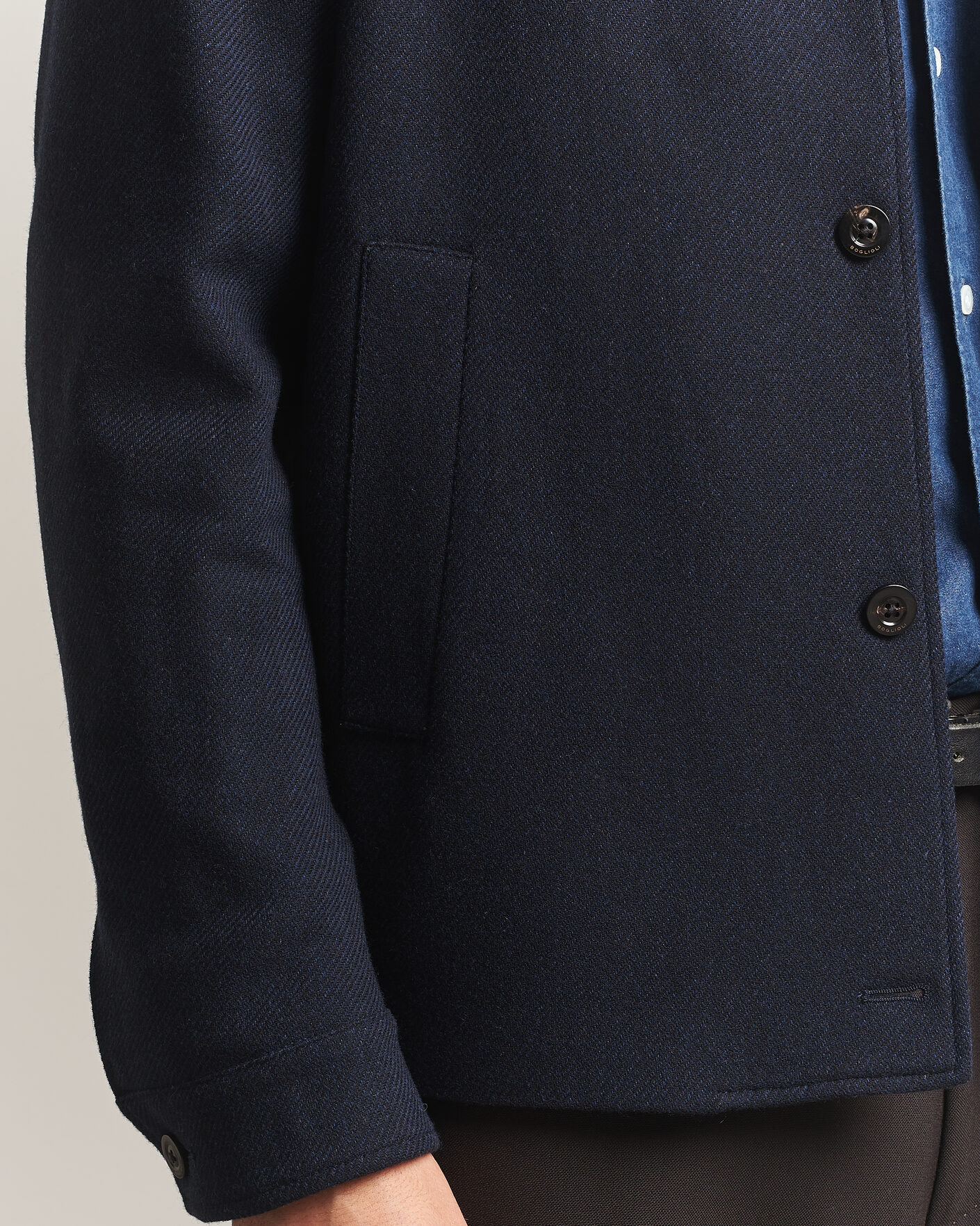 Heren | Jassen | Boglioli | Wool/Cashmere Solferino Jacket Navy