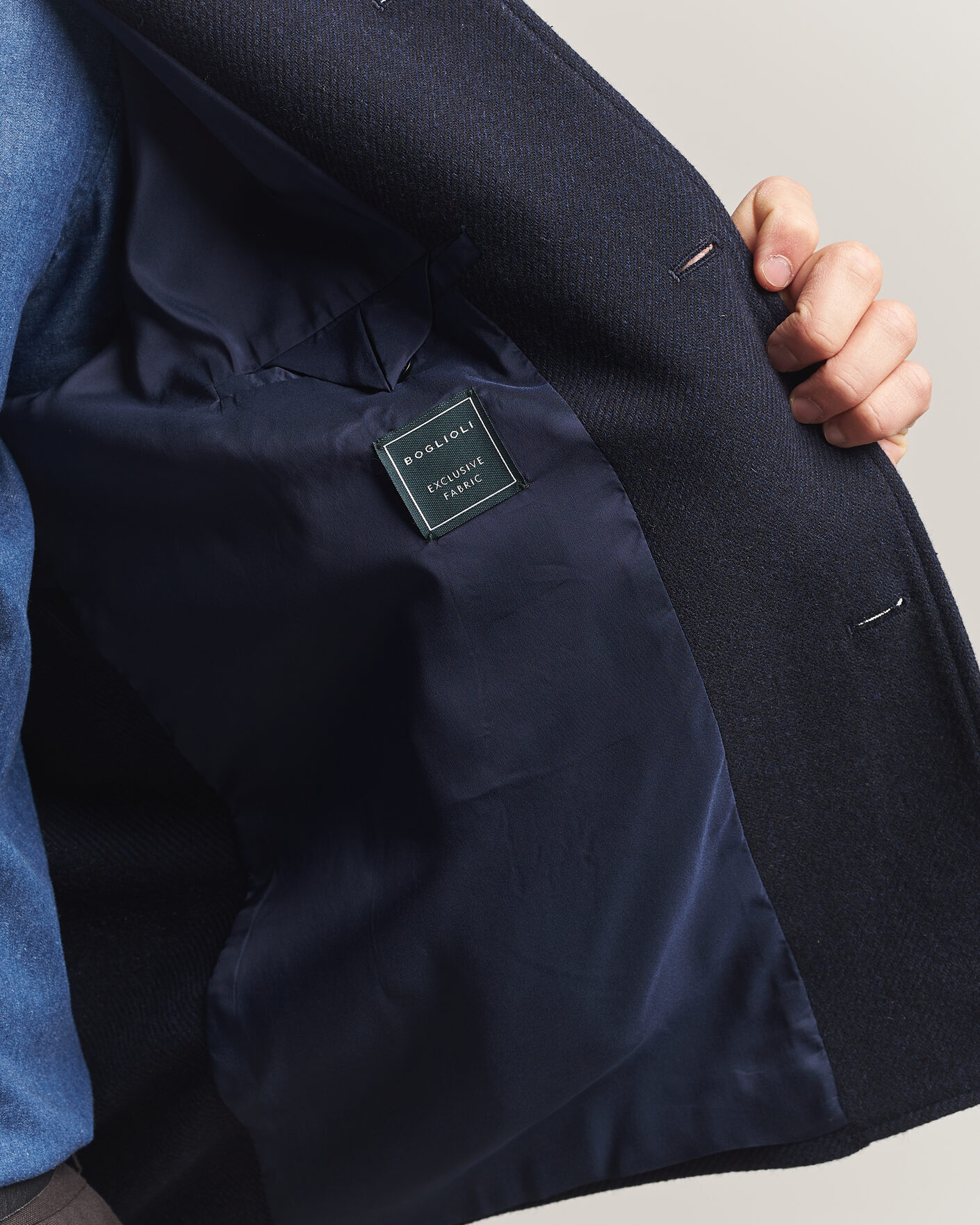 Heren | Jassen | Boglioli | Wool/Cashmere Solferino Jacket Navy