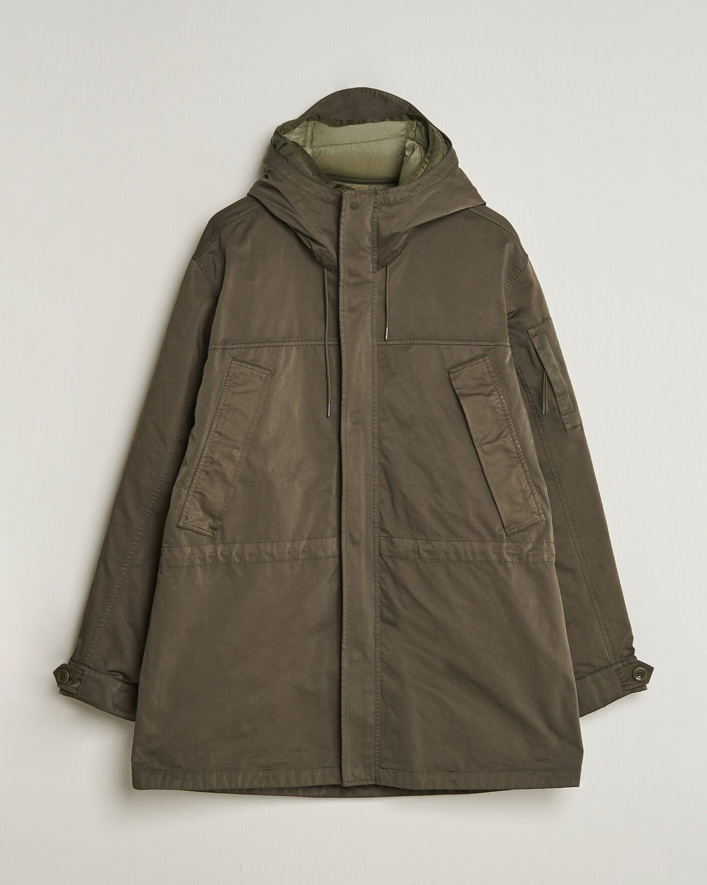 Heren | Jassen | C.P. Company | Micro Kei 2 in 1 Nylon Parka Olive