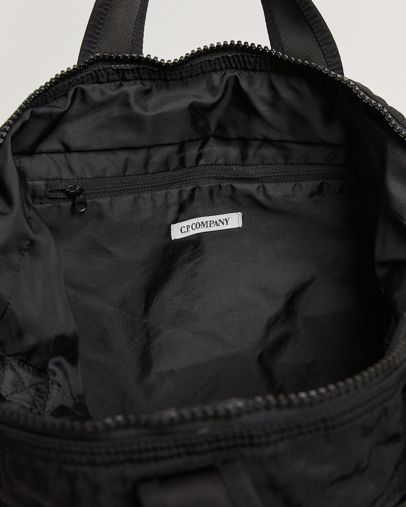 Heren | Tassen | C.P. Company | Nylon B Zip Tote Bag Black