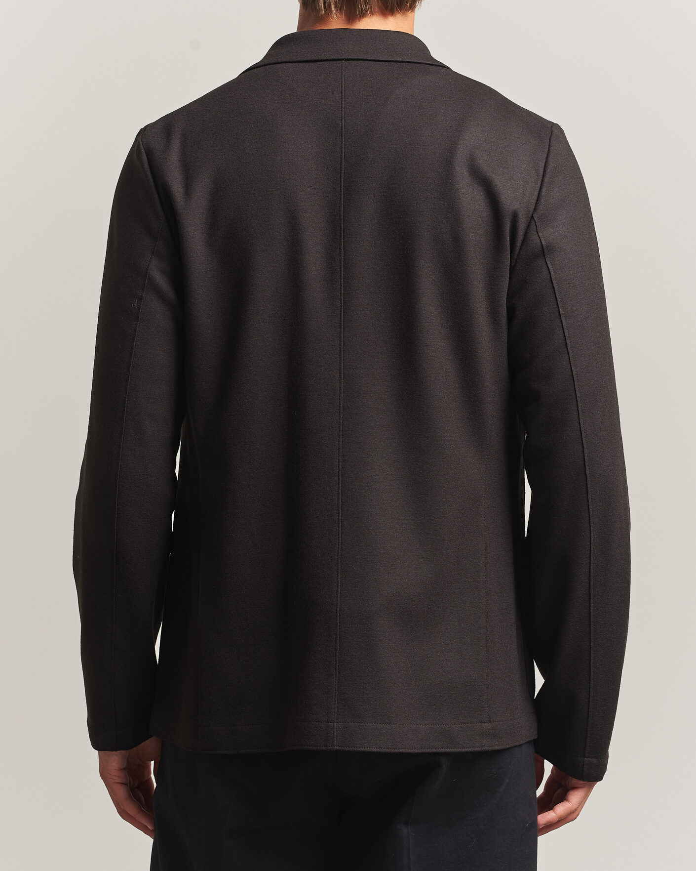Heren | Blazers | Harris Wharf London | Two Button Superfine Merino Blazer Brown