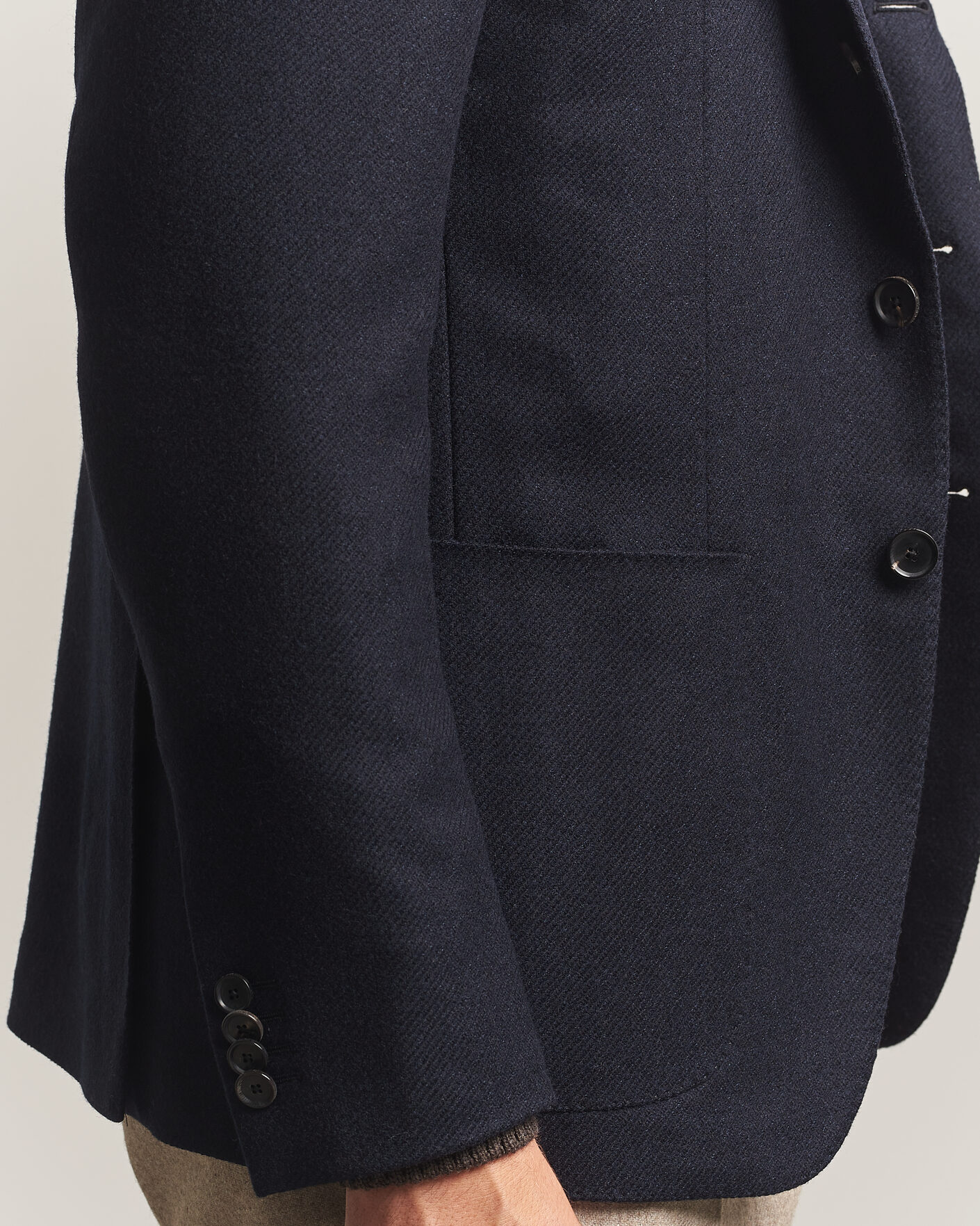 Heren | Blazers | Caruso | Aida Wool/Cashmere Blazer Navy