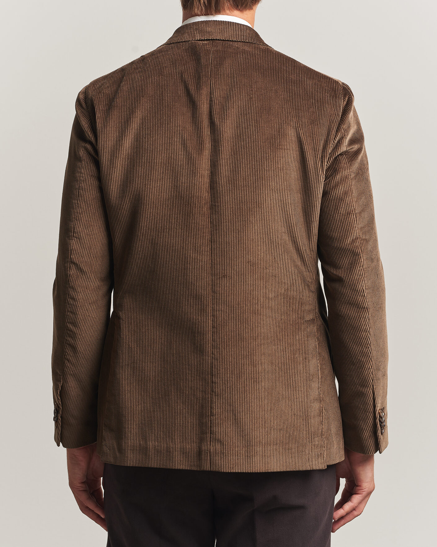 Heren | Blazers | Caruso | Aida Corduroy Blazer Dark Brown