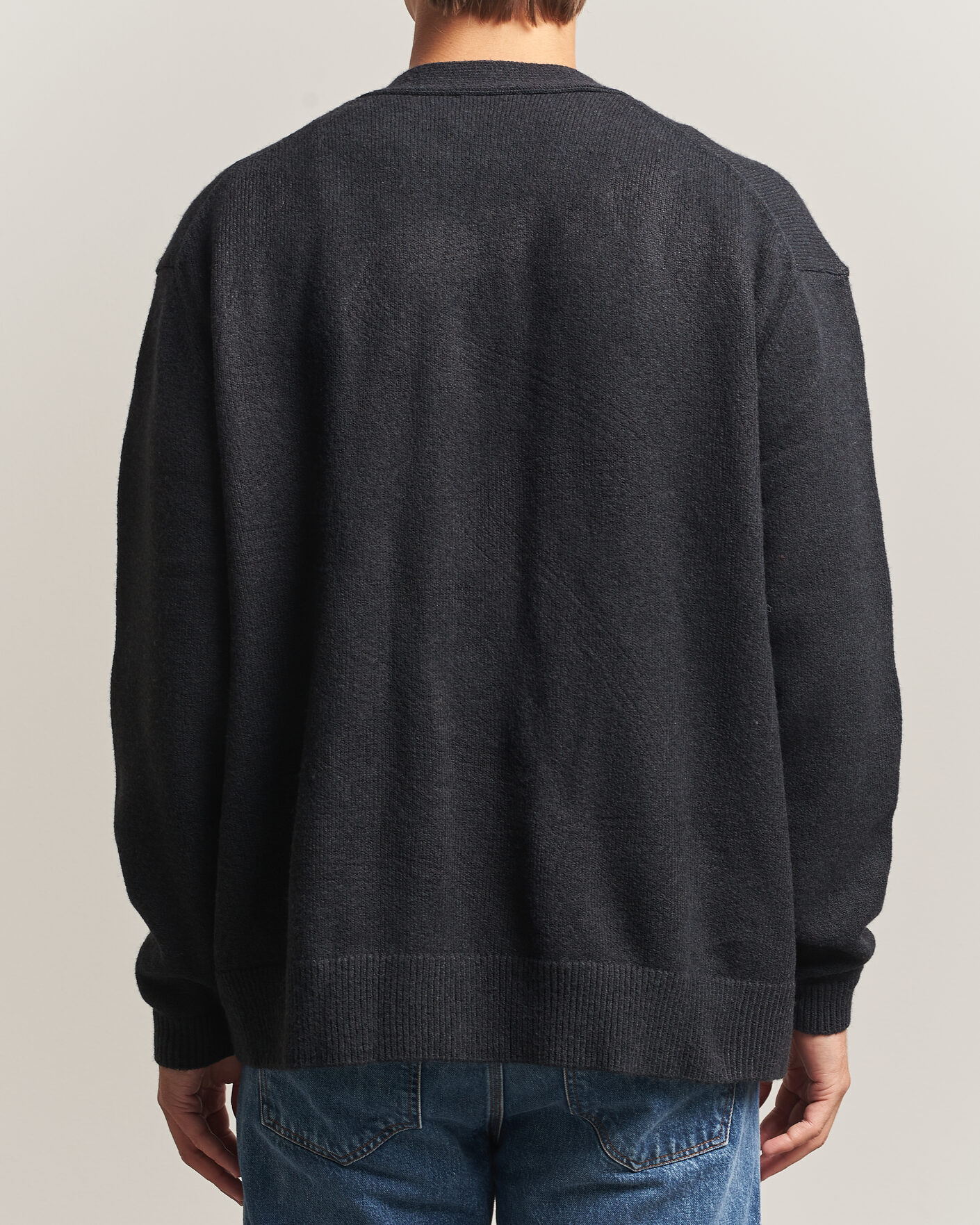 Heren | Truien | KnowledgeCotton Apparel | Knitted Cardigan Black