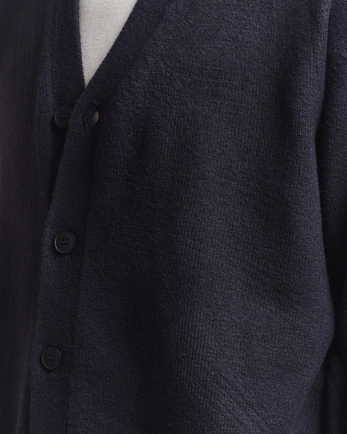 Heren | Truien | KnowledgeCotton Apparel | Knitted Cardigan Night Sky
