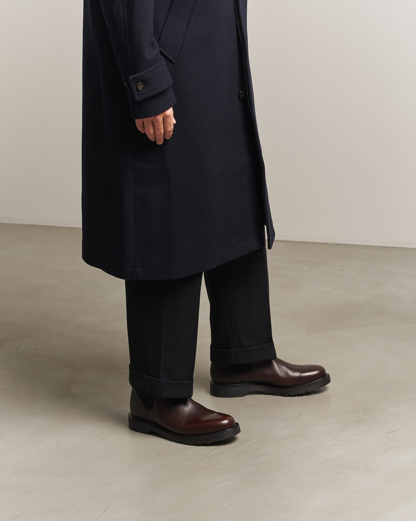 Heren | Laarzen | Loake 1880 | Mccauley Heat Sealed Chelsea Dark Brown