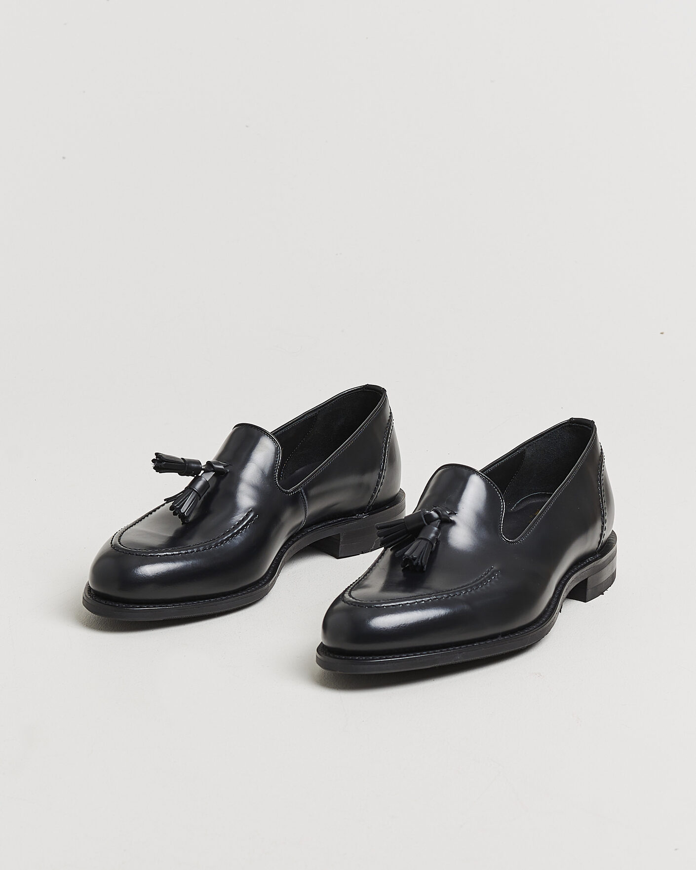 Heren | Instappers | Loake 1880 | Brunel Leather Tassel Loafer Black