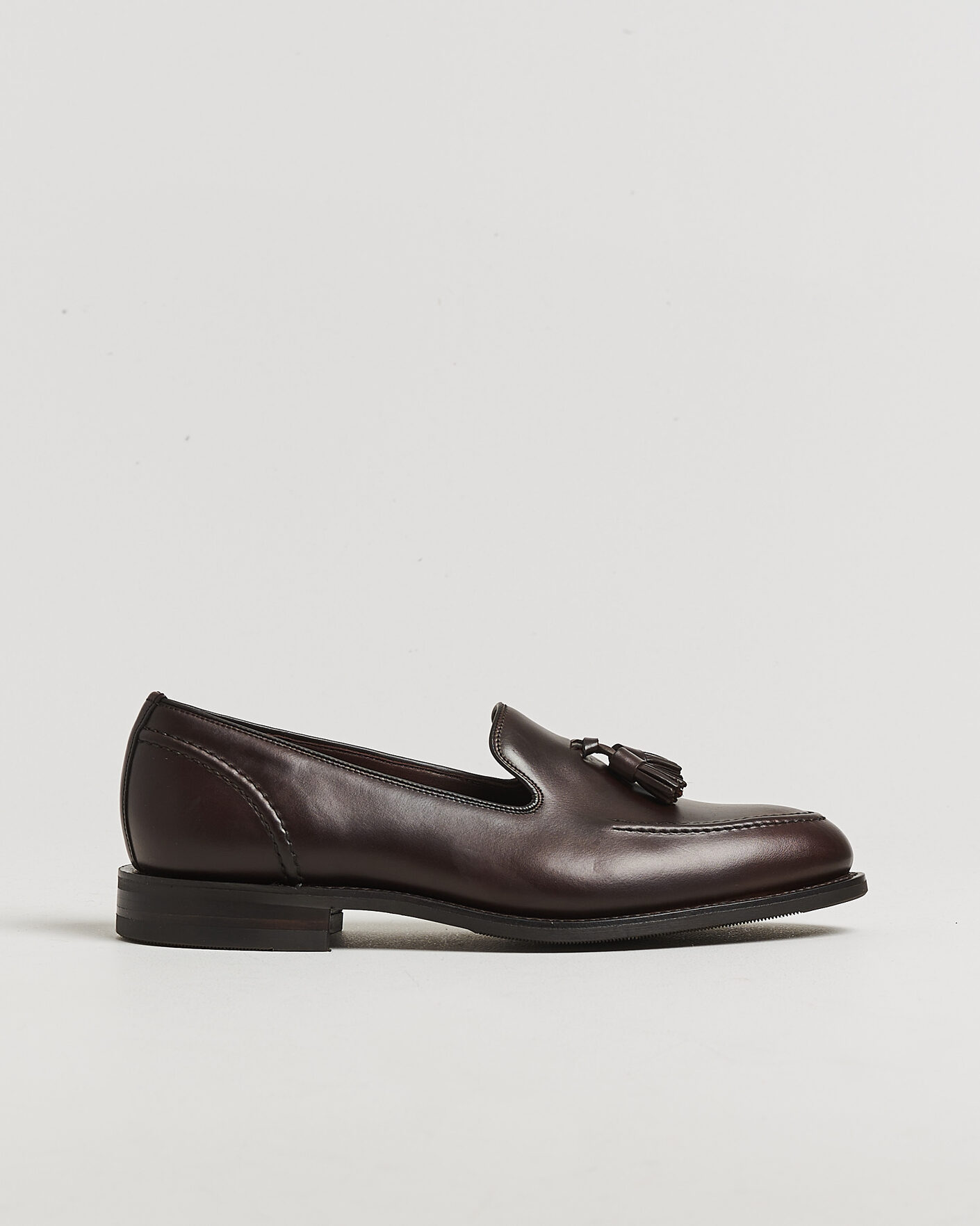 Heren | Instappers | Loake 1880 | Brunel Leather Tassel Loafer Dark Brown