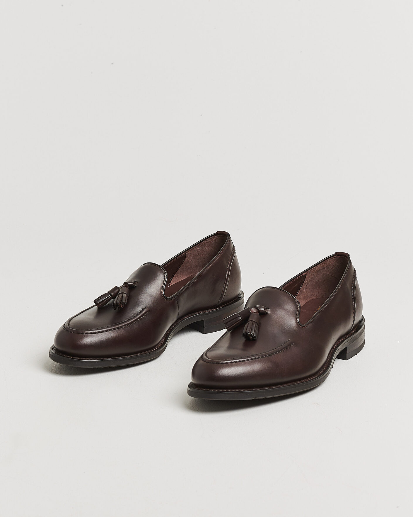 Heren | Instappers | Loake 1880 | Brunel Leather Tassel Loafer Dark Brown