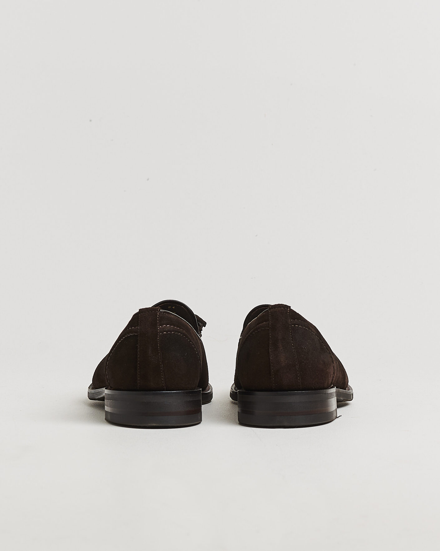 Heren | Instappers | Loake 1880 | Brunel Suede Tassel Loafer Dark Brown