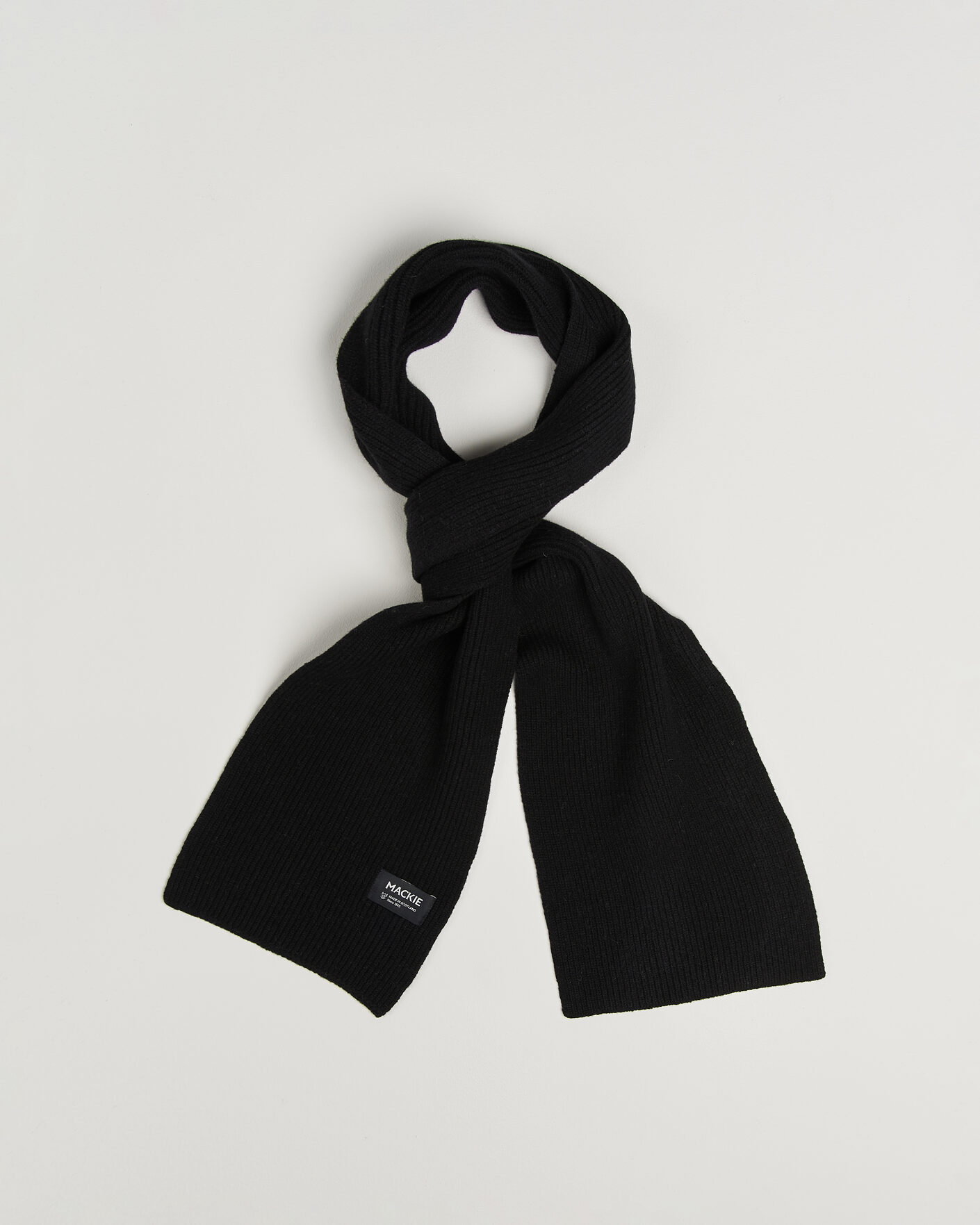 Heren | Sjaals | Robert Mackie | Clyde Lambswool Scarf Black