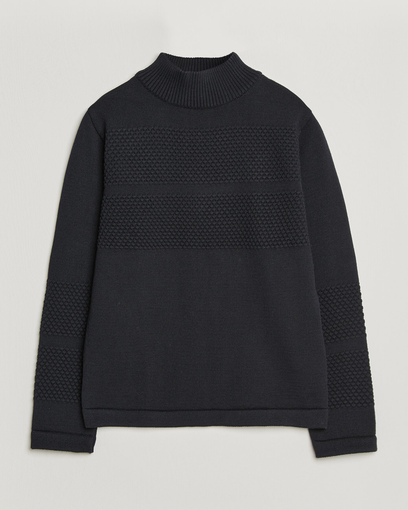 Heren | Truien | S.N.S. Herning | Fisherman High Neck Navy Blue